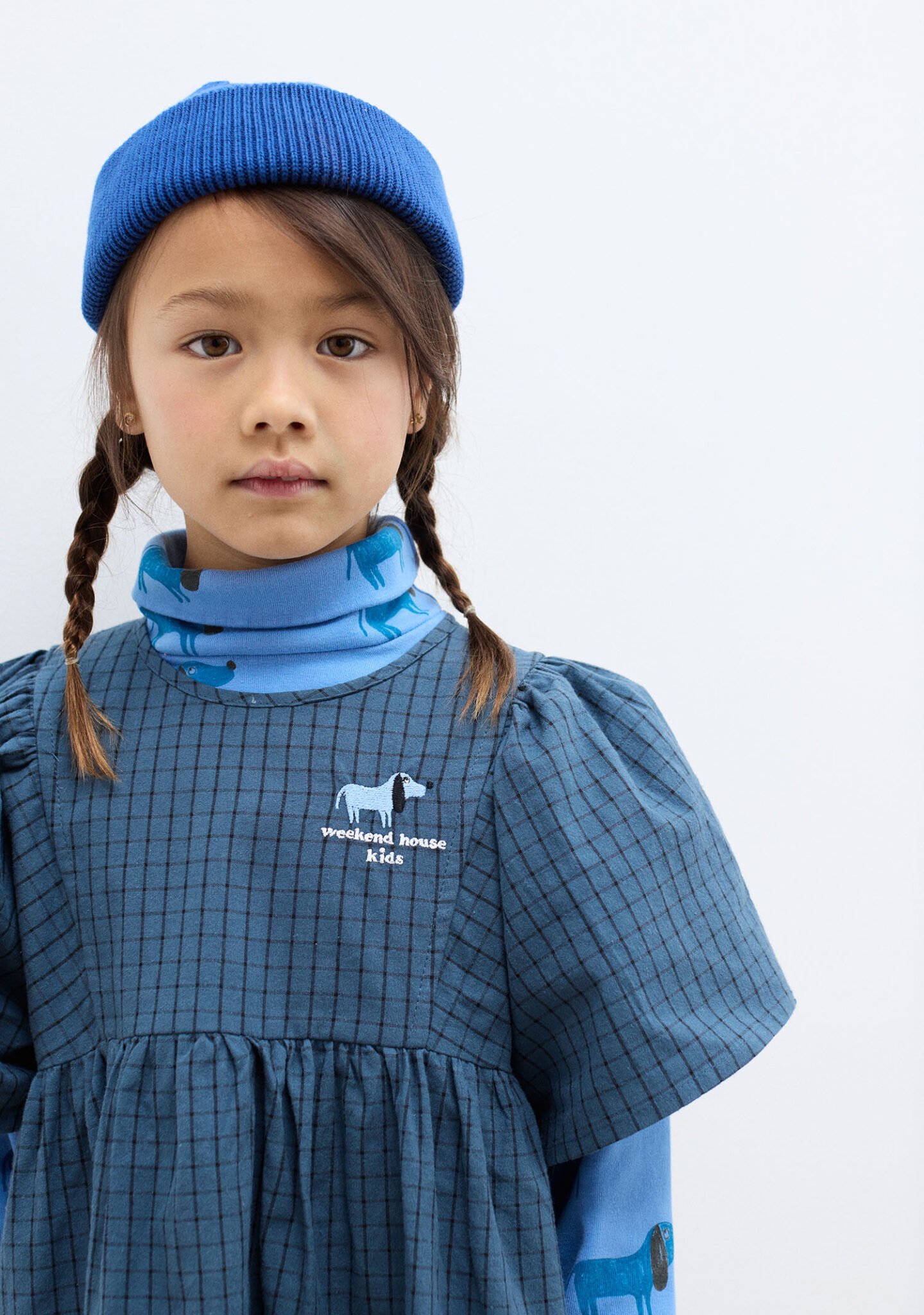 Blue Dog all over turtle neck