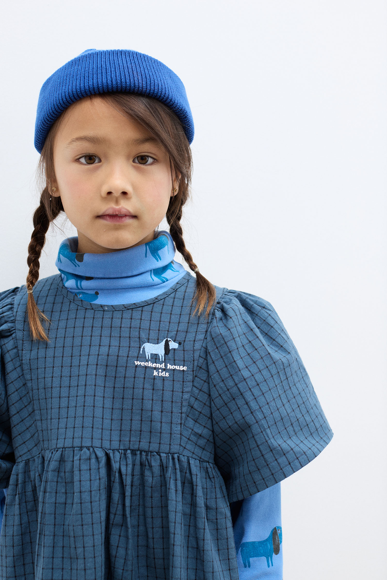 Blue Dog all over turtle neck