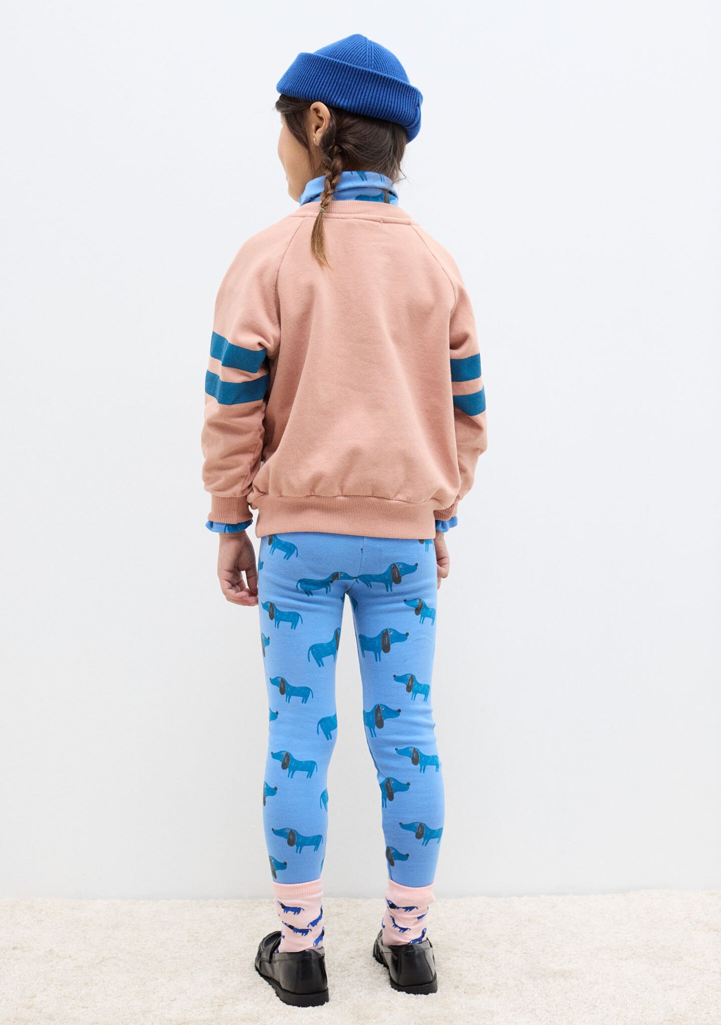 Blue Dog all over leggings