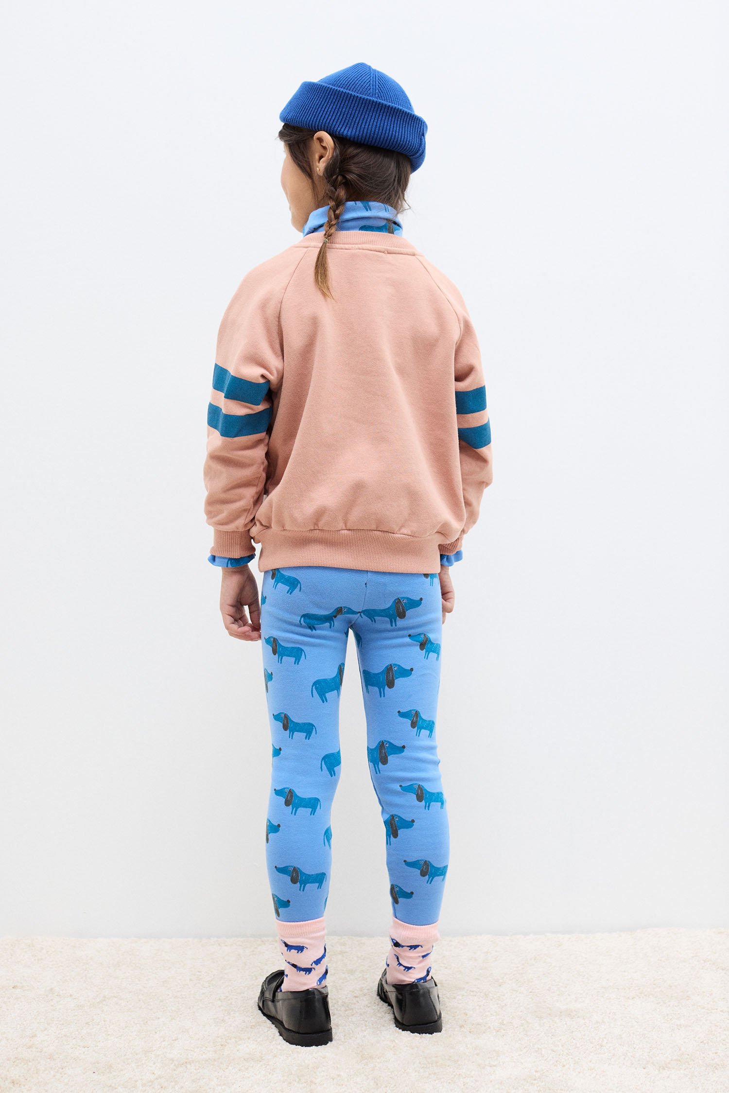 Blue Dog all over leggings