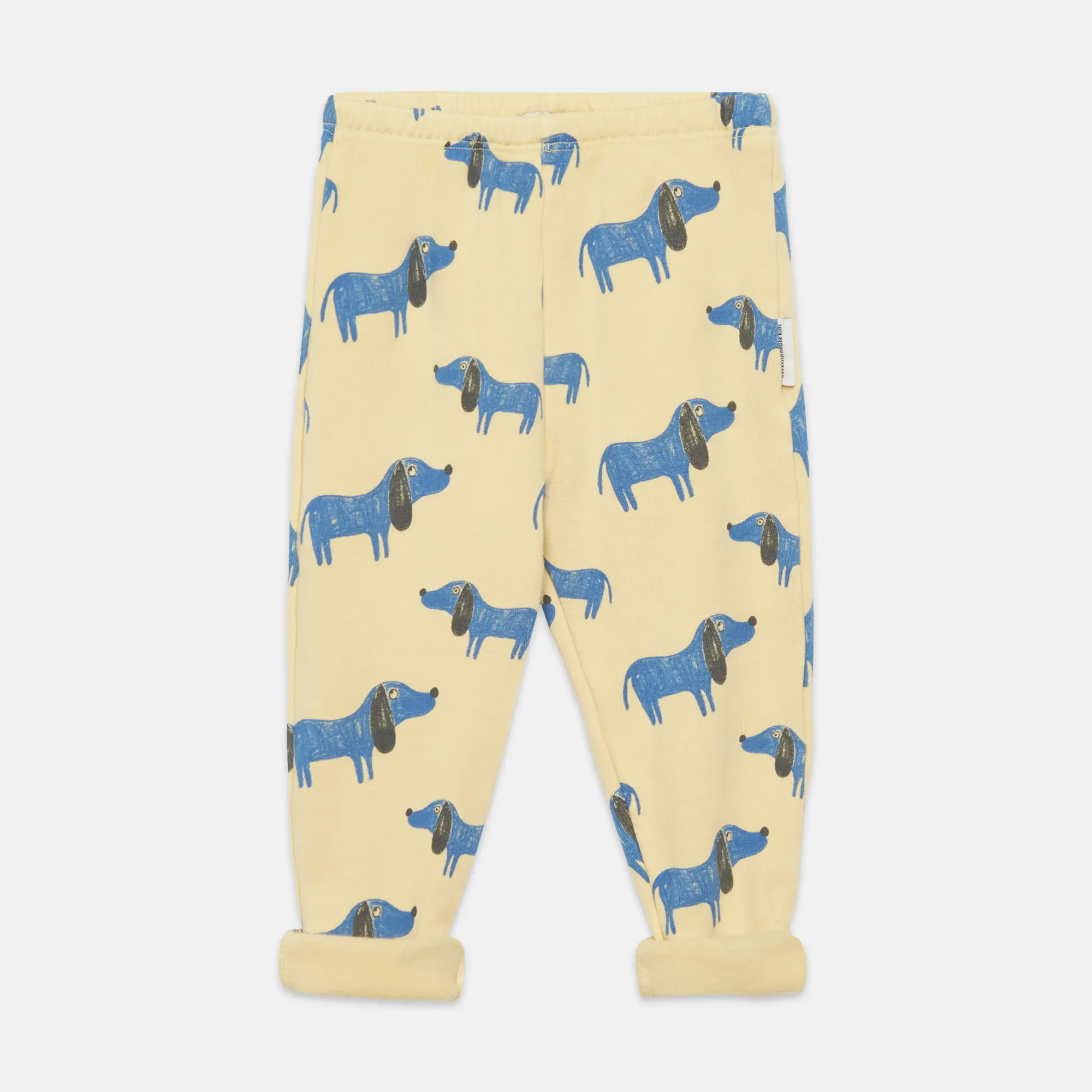 Blue Dog all over baby leggings