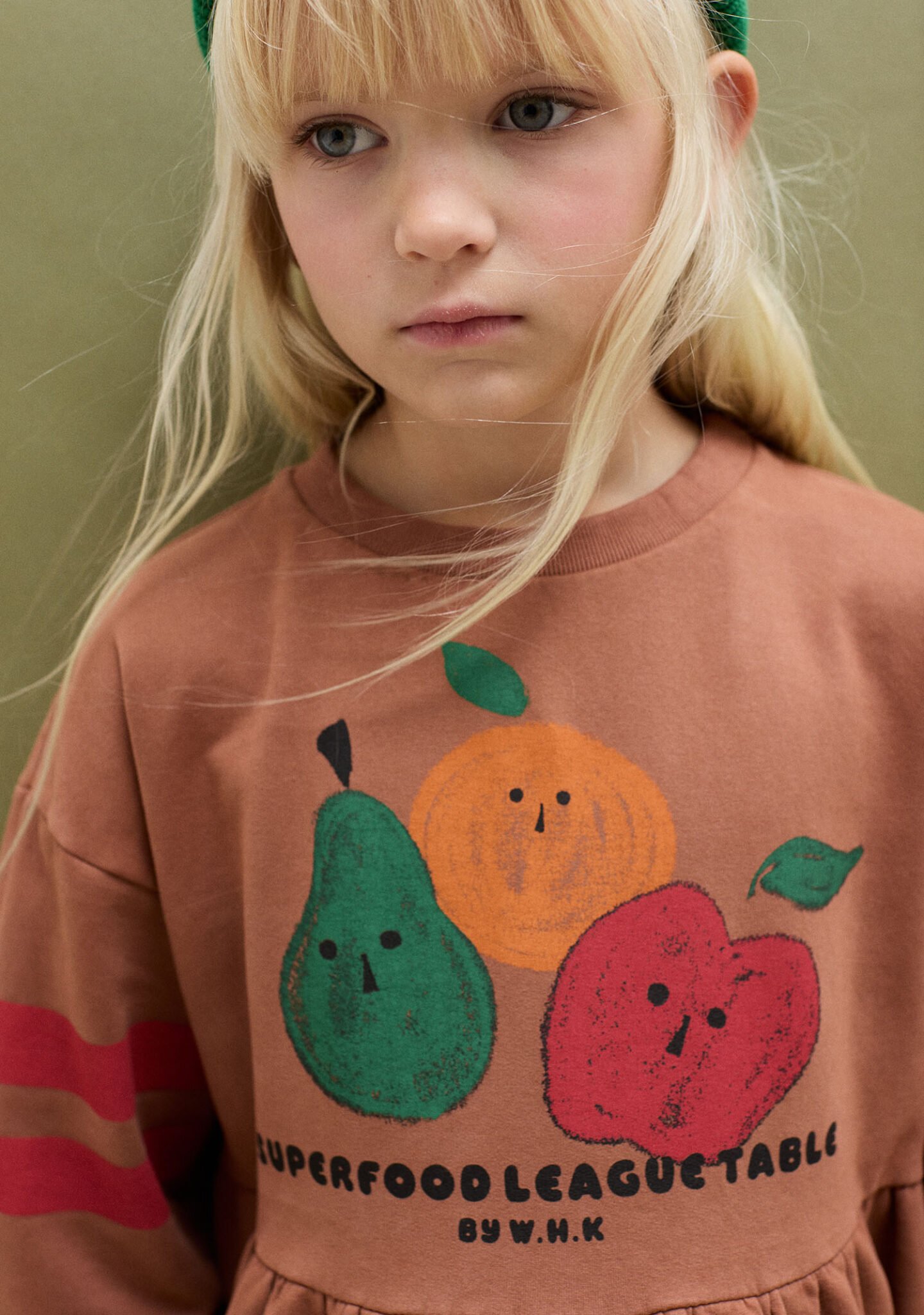 Fruity stripes dress