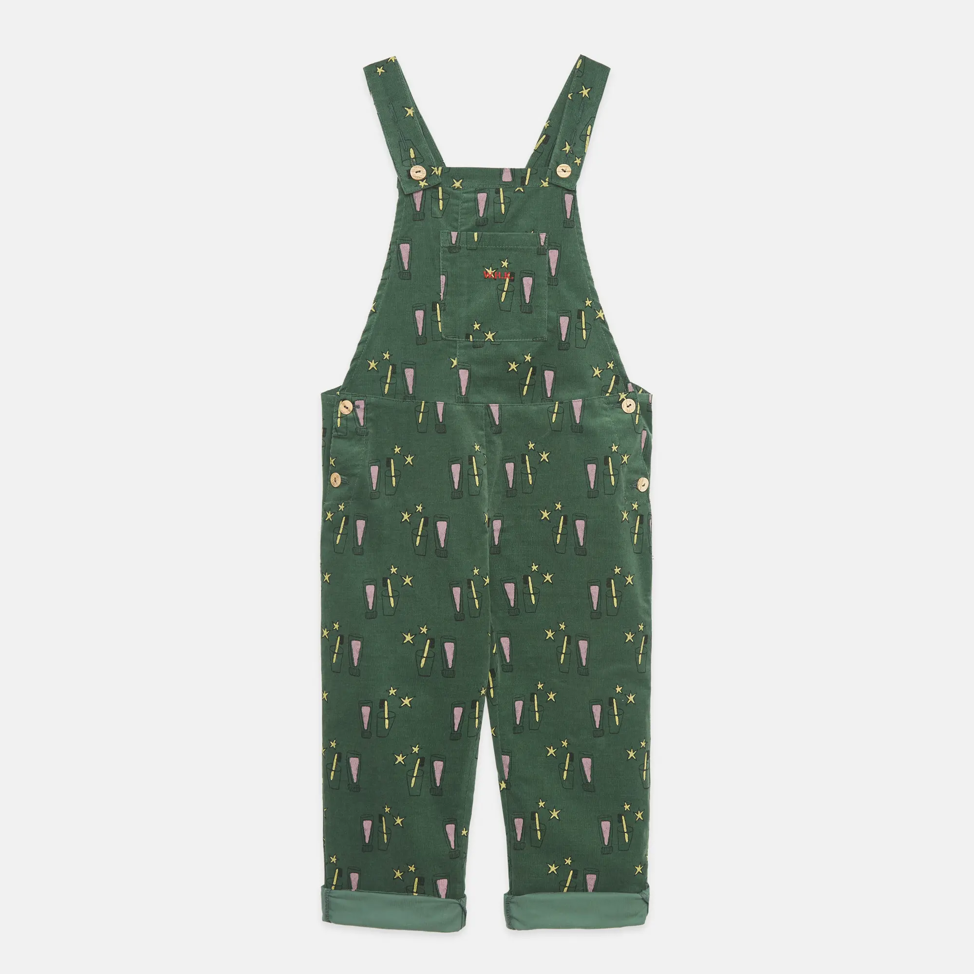 Magic toothbrush corduroy dungaree