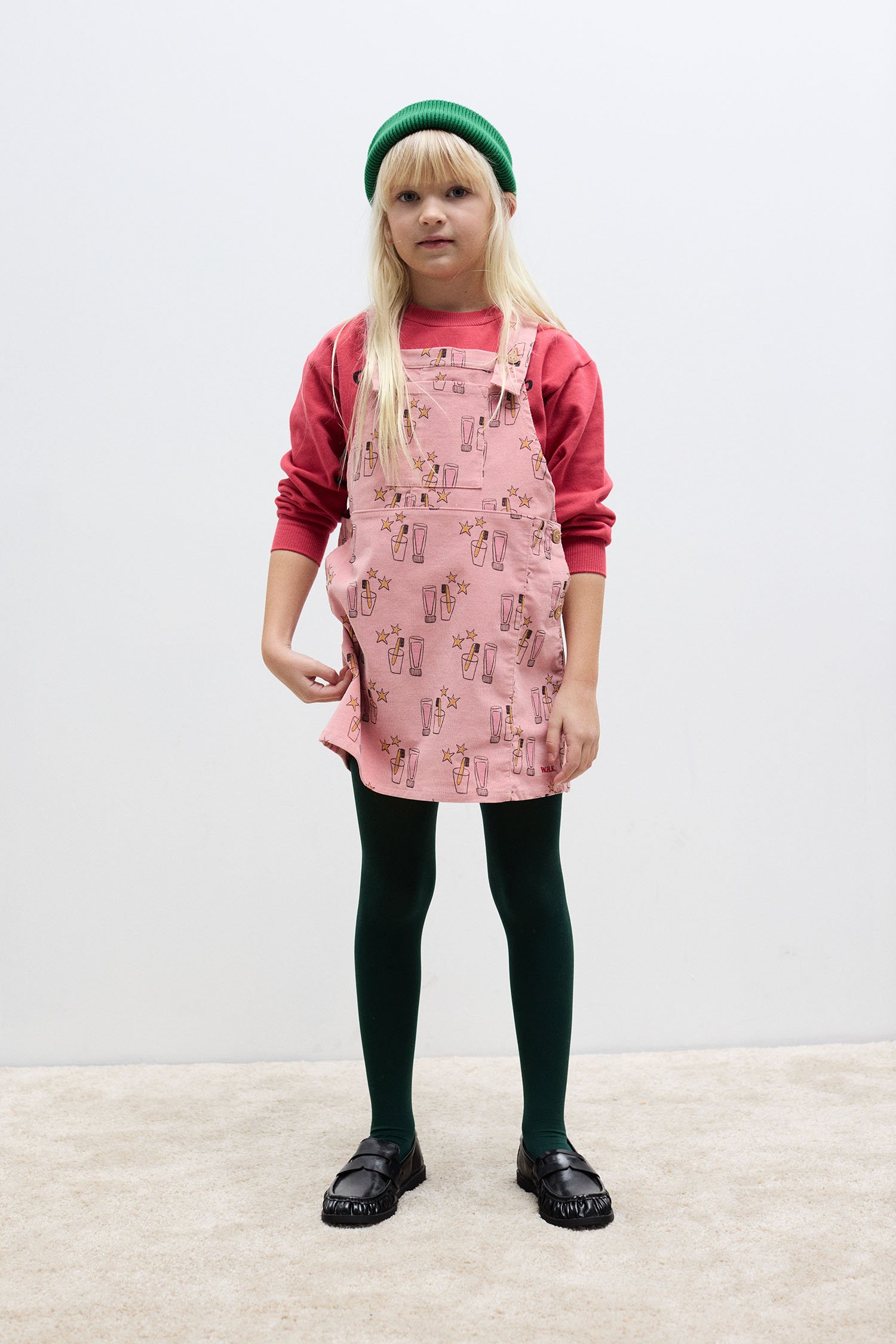 Magic toothbrush corduroy dress