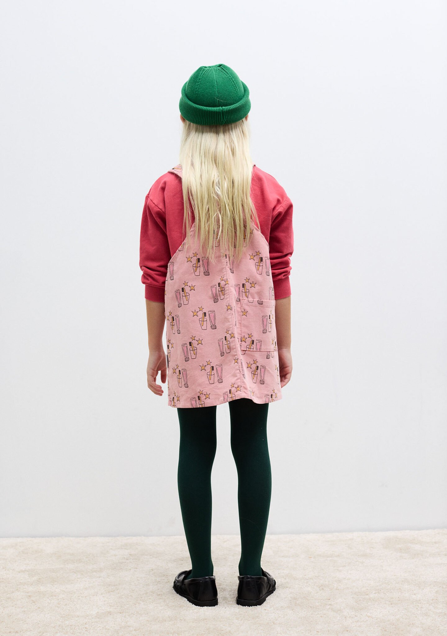 Magic toothbrush corduroy dress