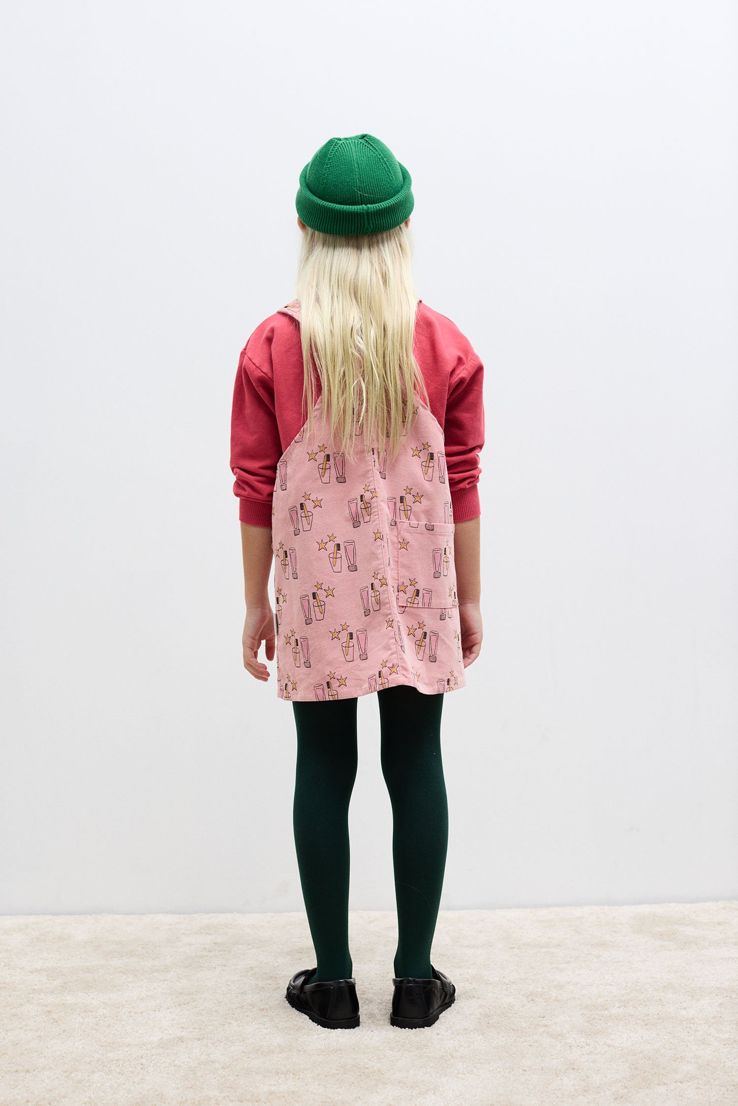 Magic toothbrush corduroy dress