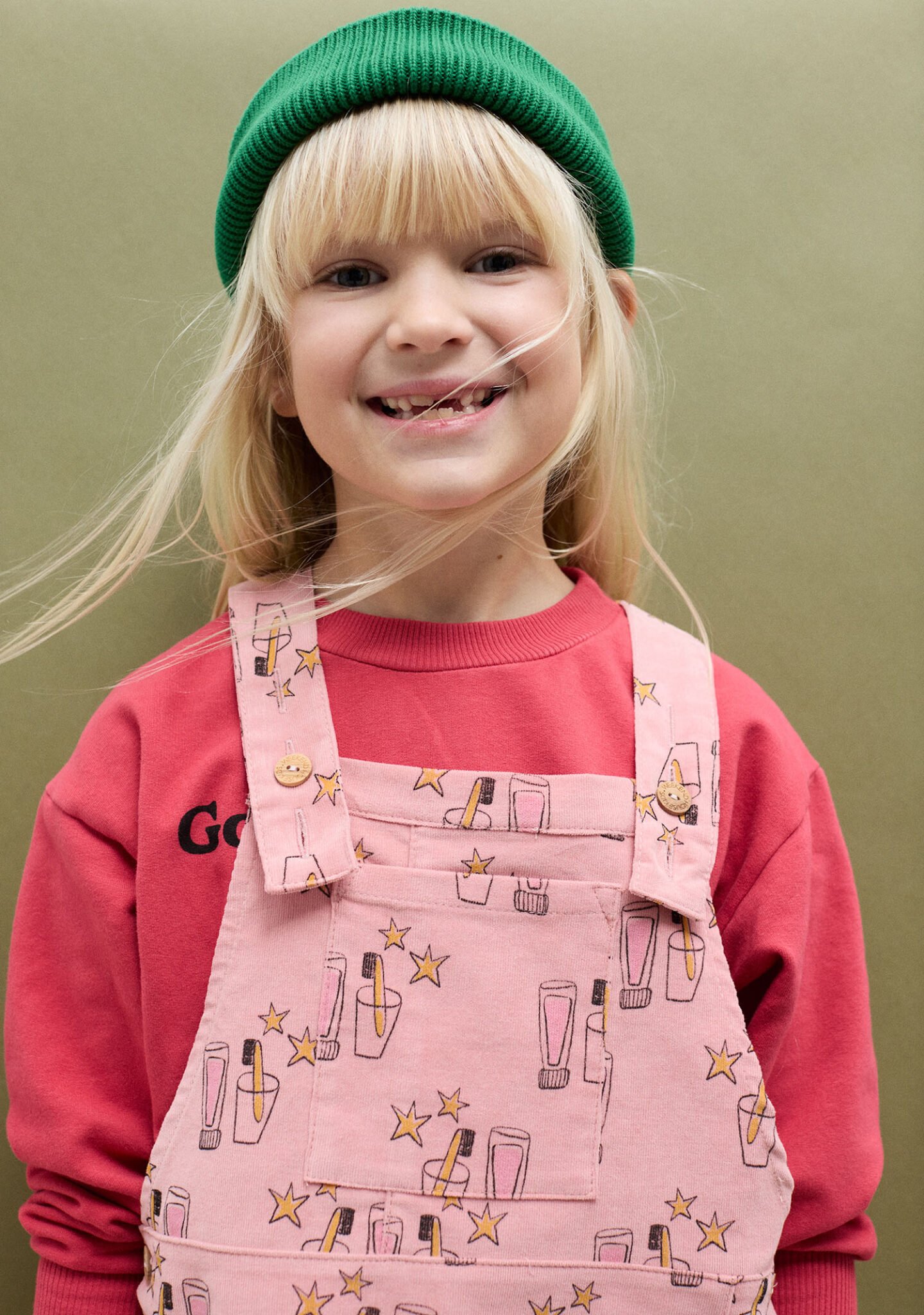 Magic toothbrush corduroy dress