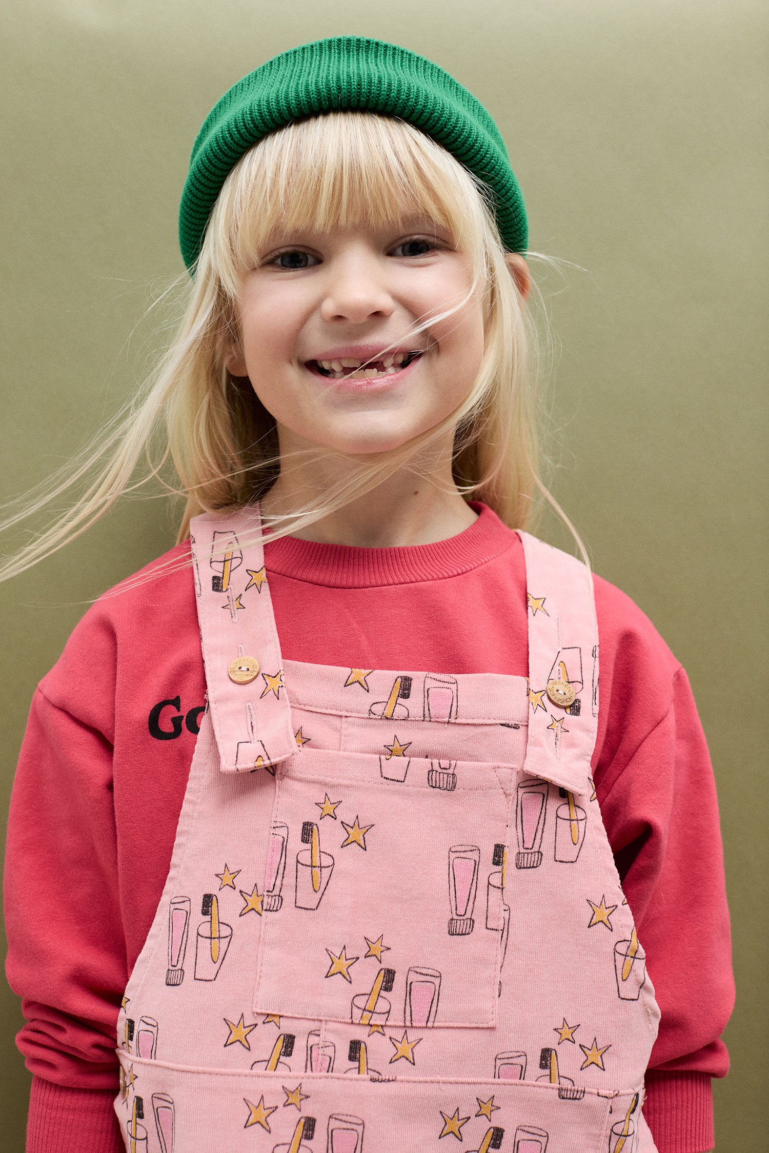 Magic toothbrush corduroy dress