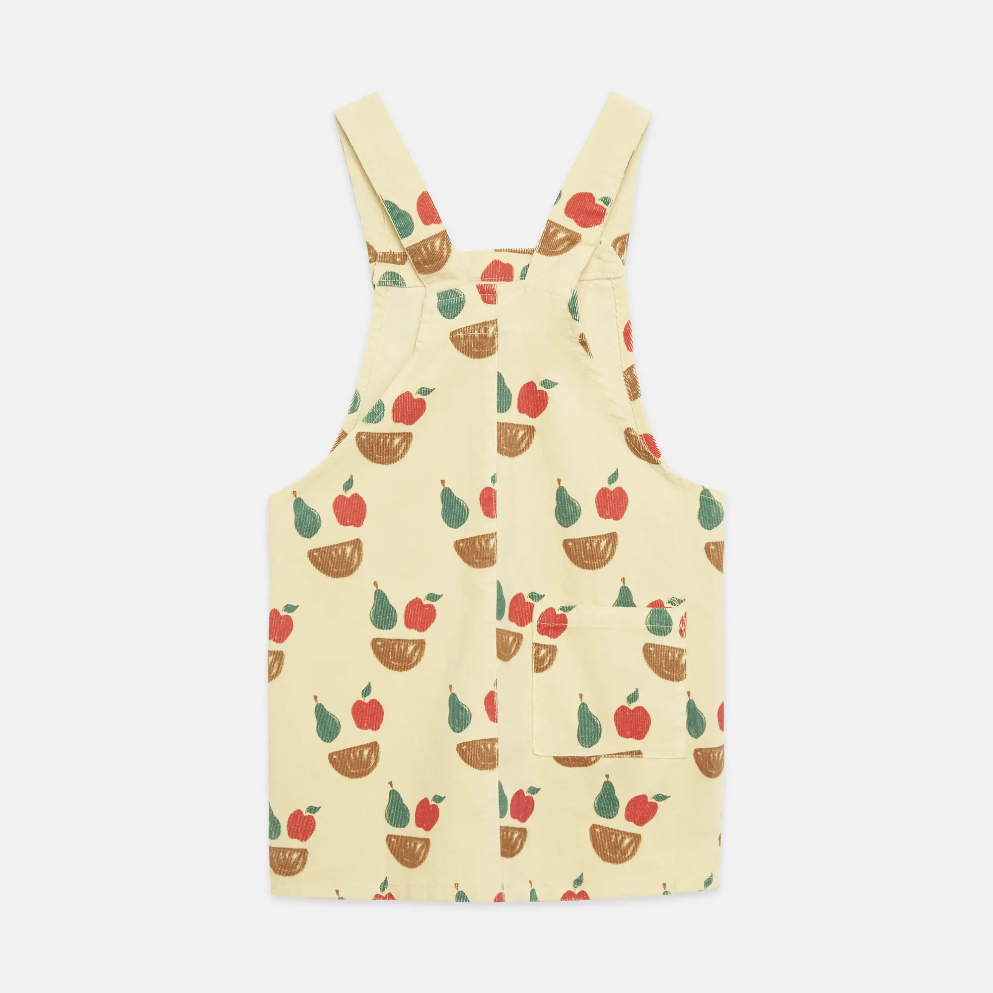 Fruity corduroy dress