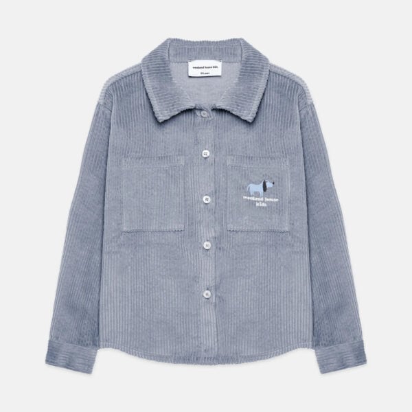 Blue Dog corduroy shirt