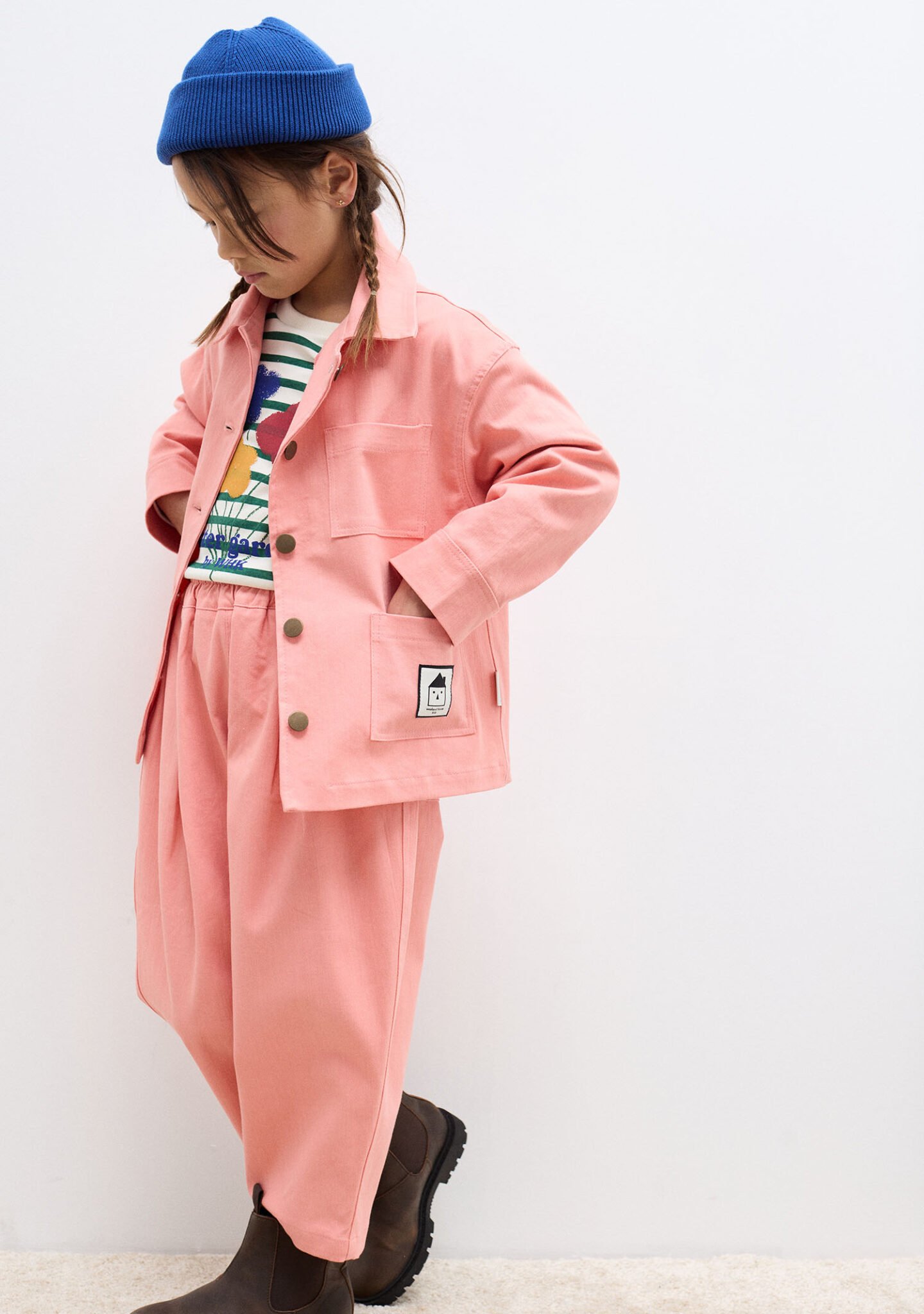 Worker pink jacket