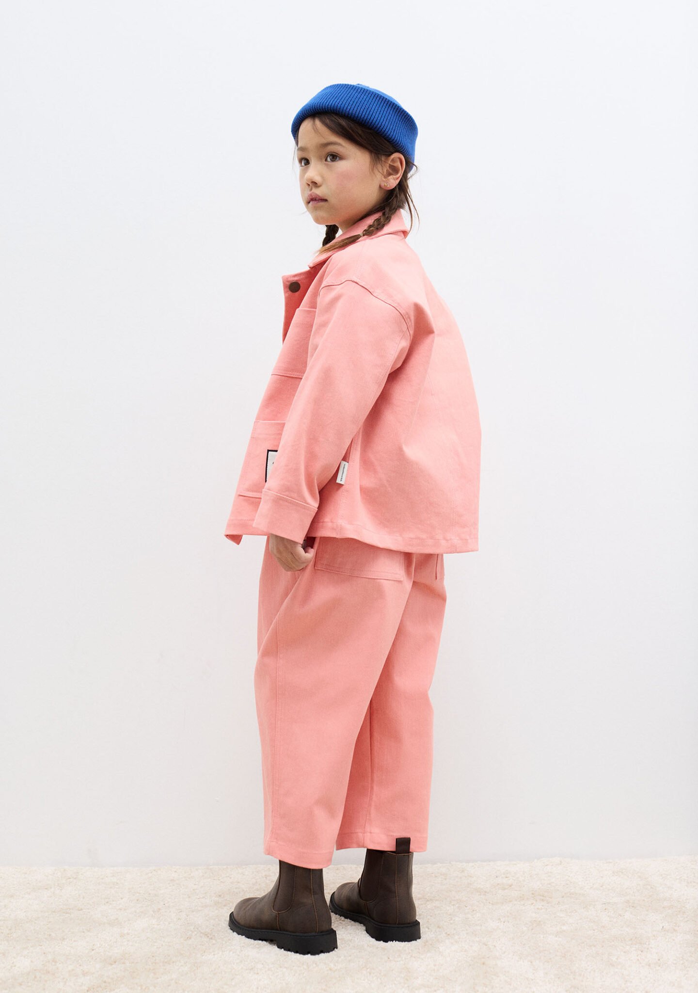 Worker pink jacket