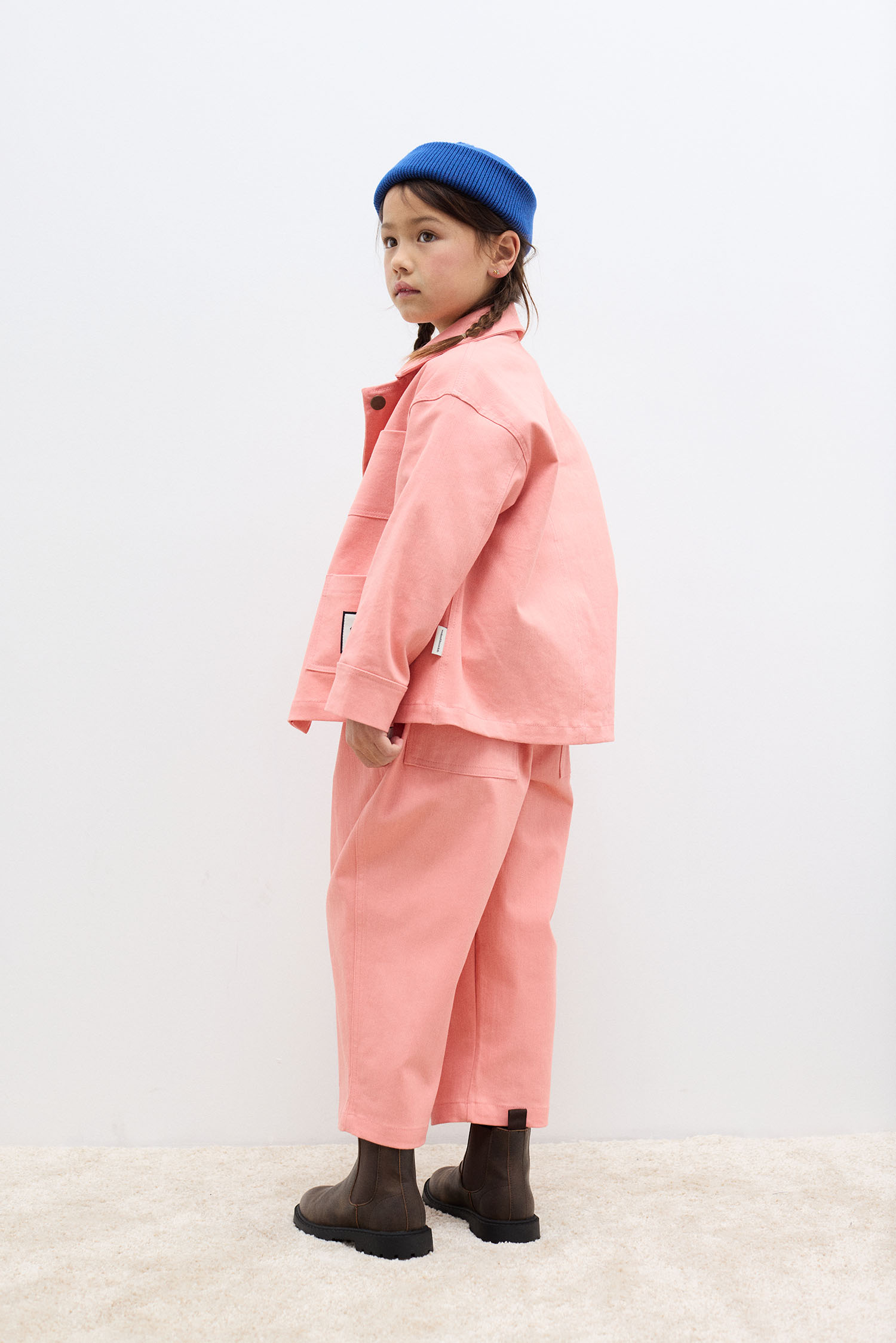 Worker pink jacket