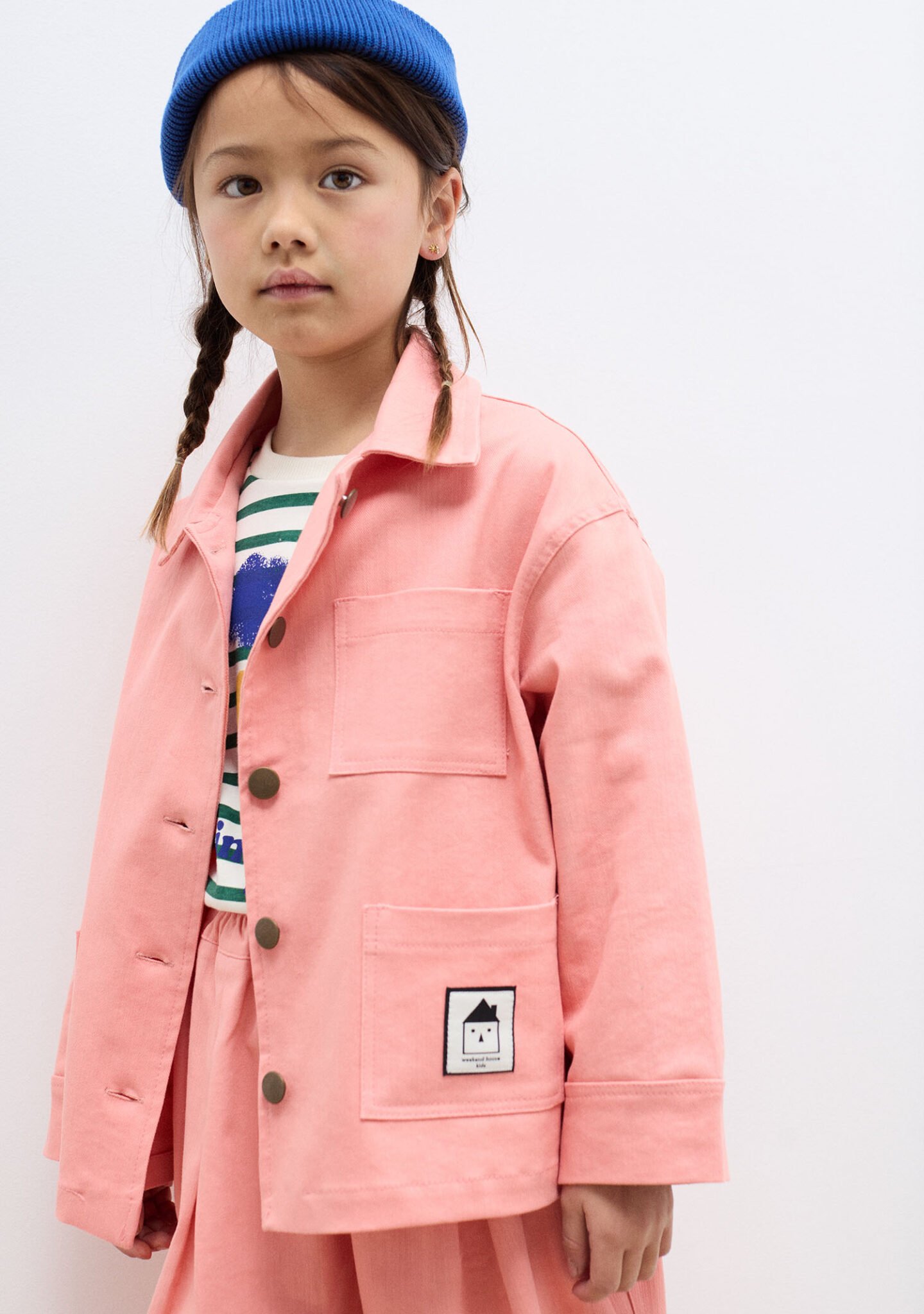 Worker pink jacket