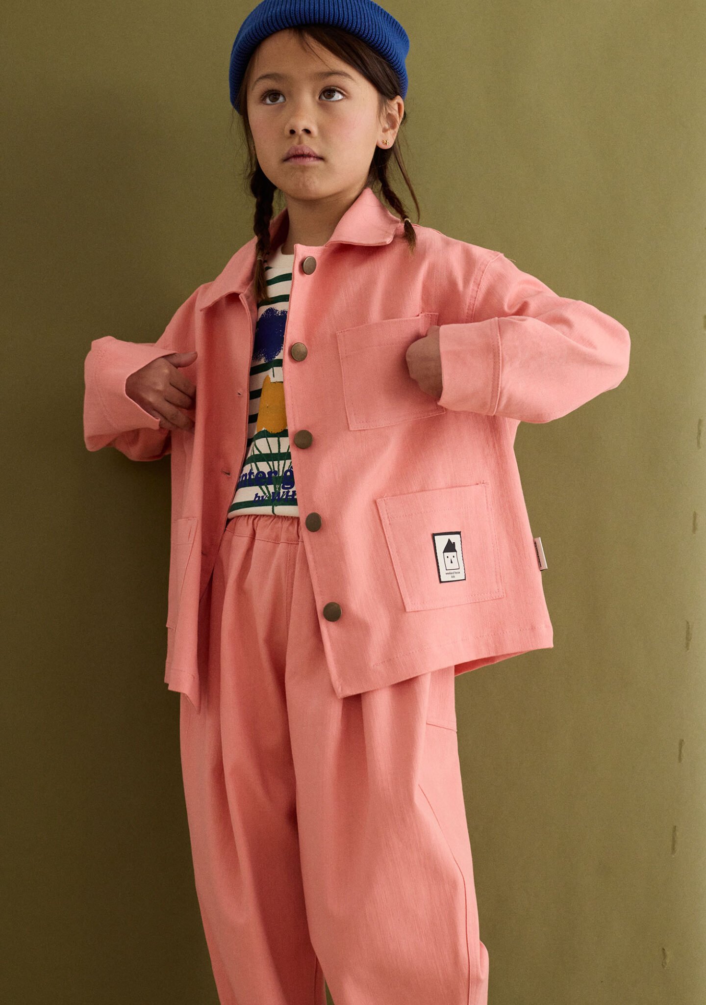 Worker pink pants