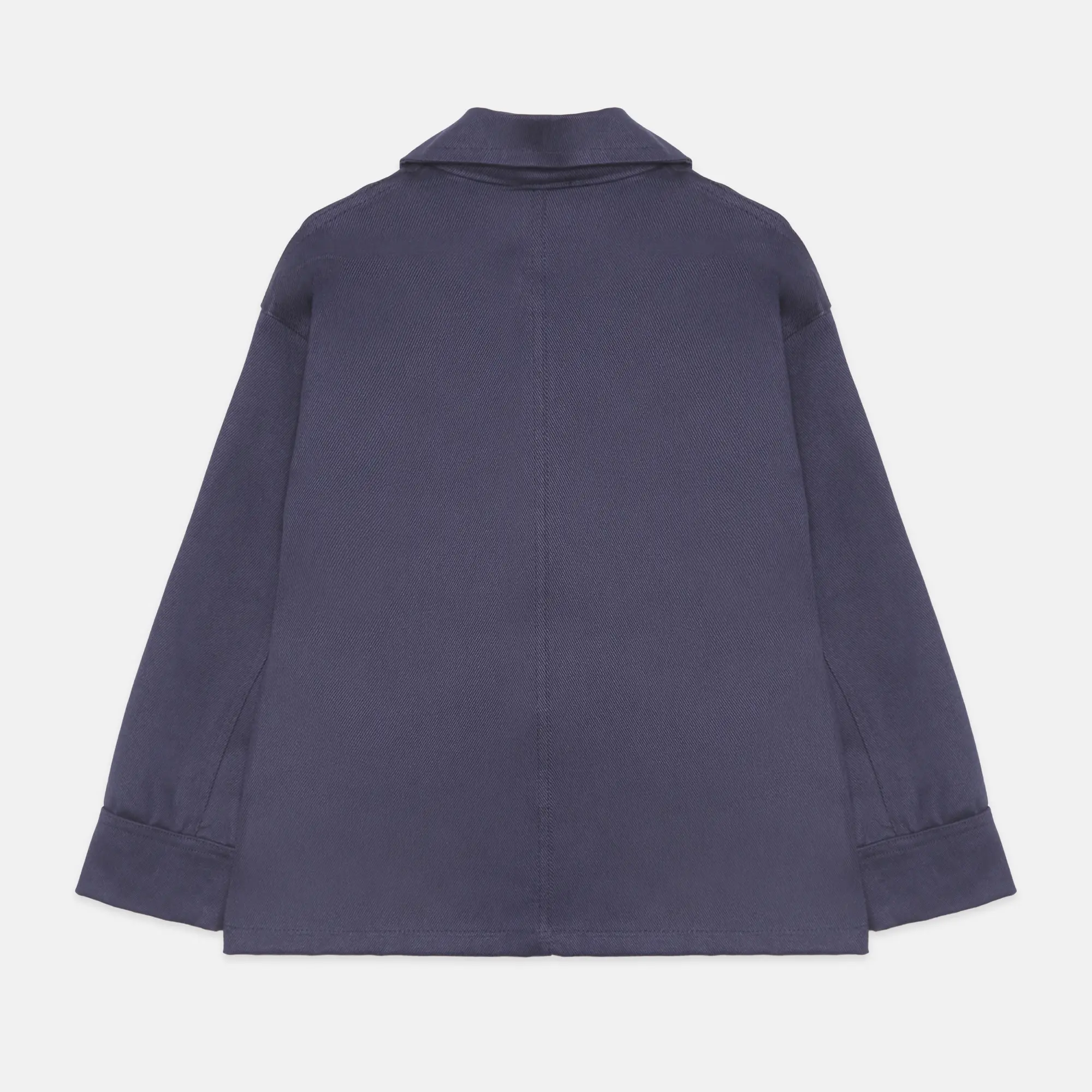 Worker blue jacket