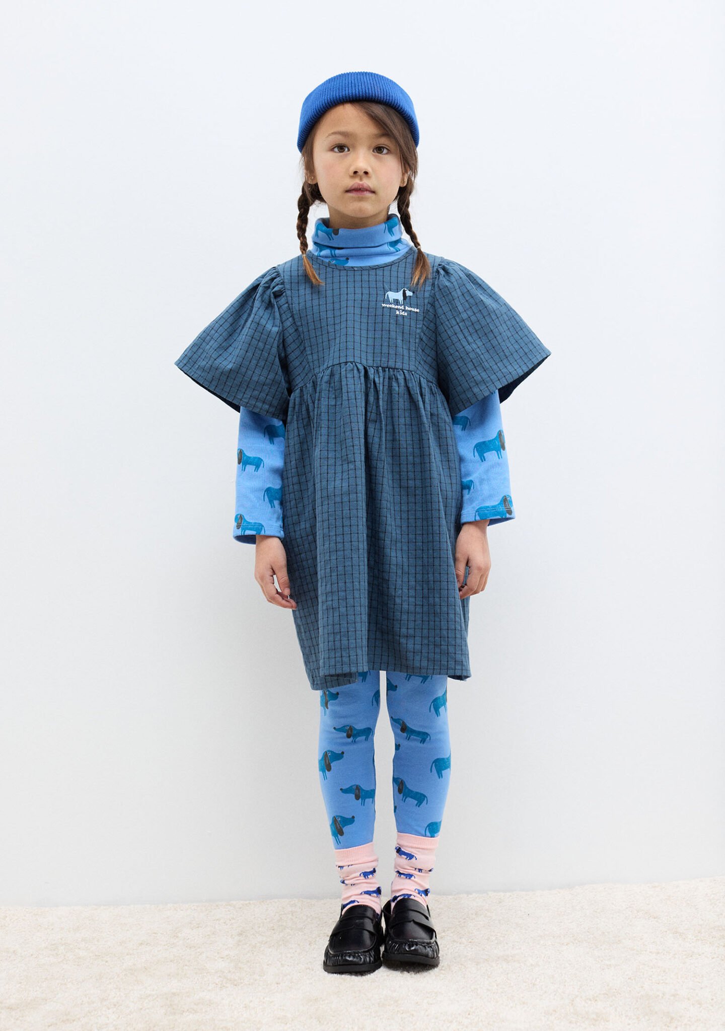 Blue Dog butterfly dress
