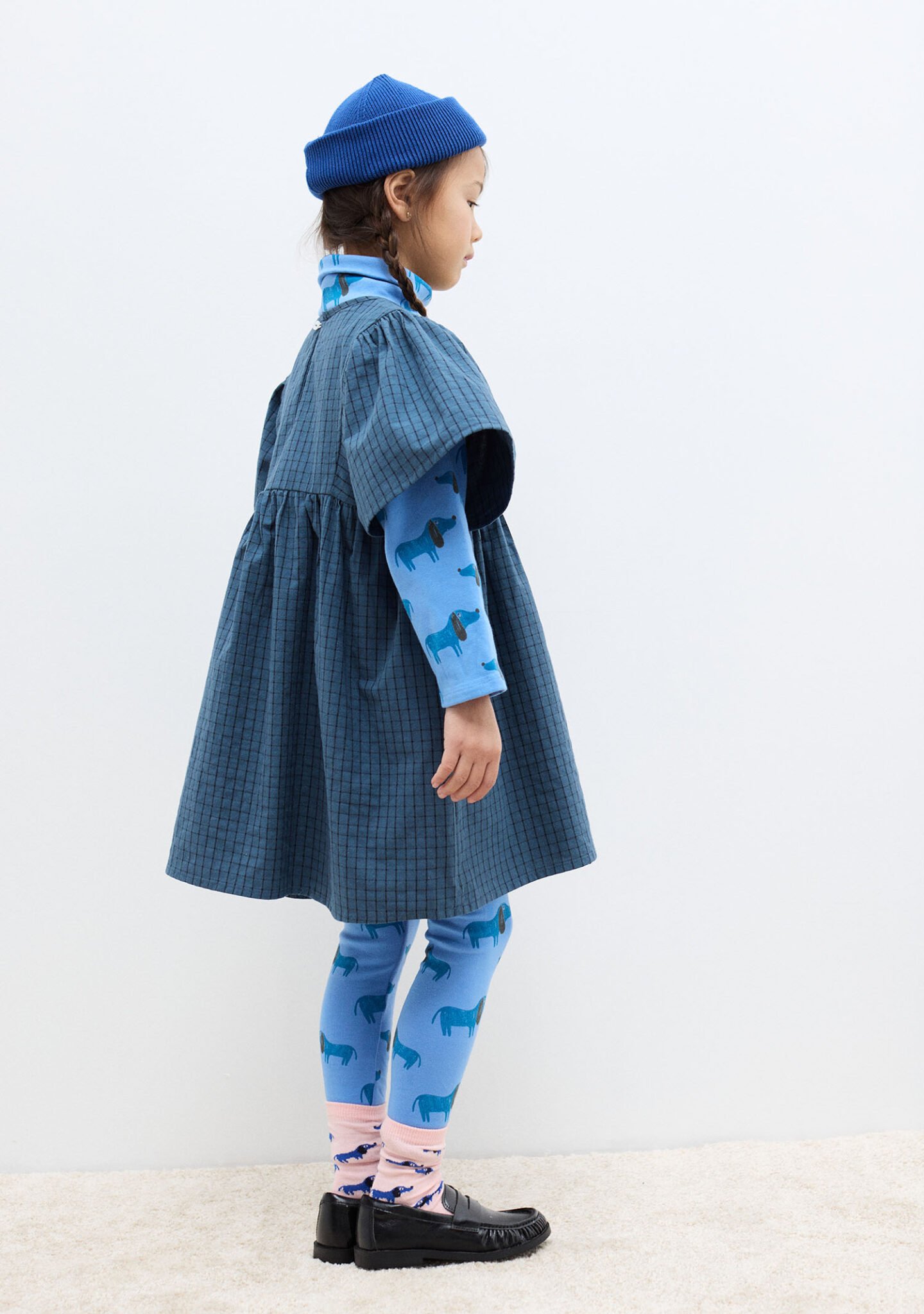 Blue Dog butterfly dress