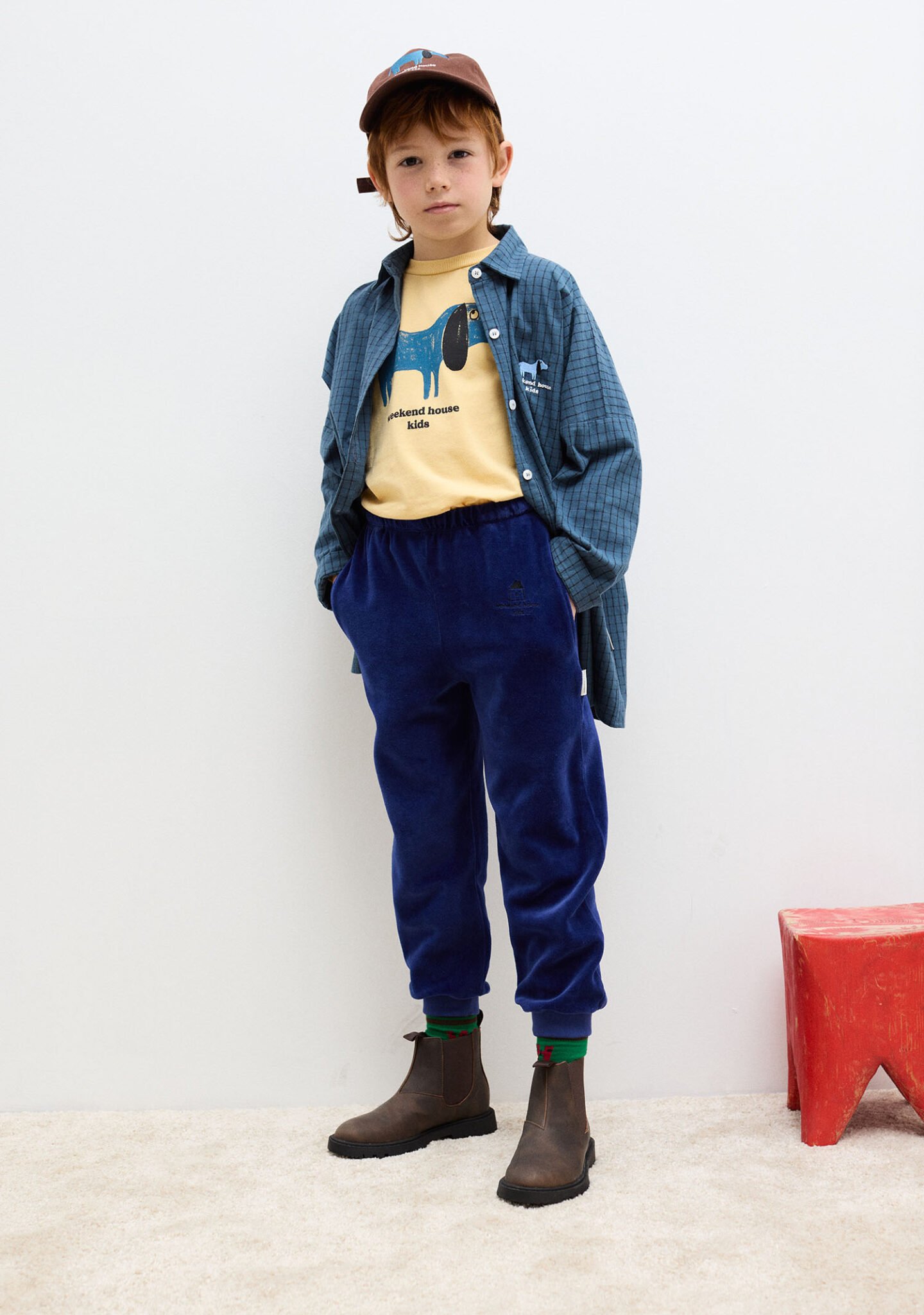 Blue Dog painter shirt