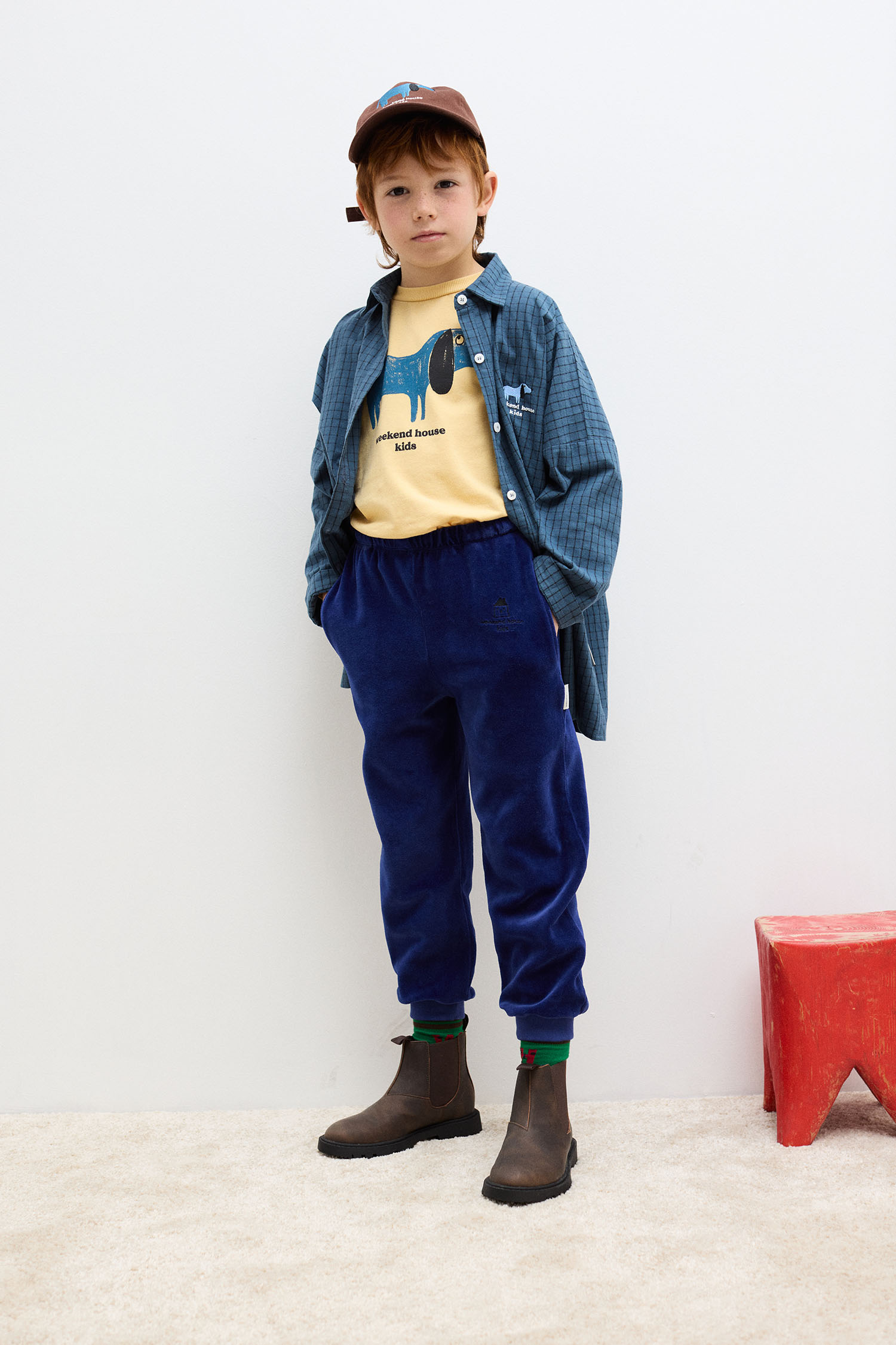 Blue Dog painter shirt
