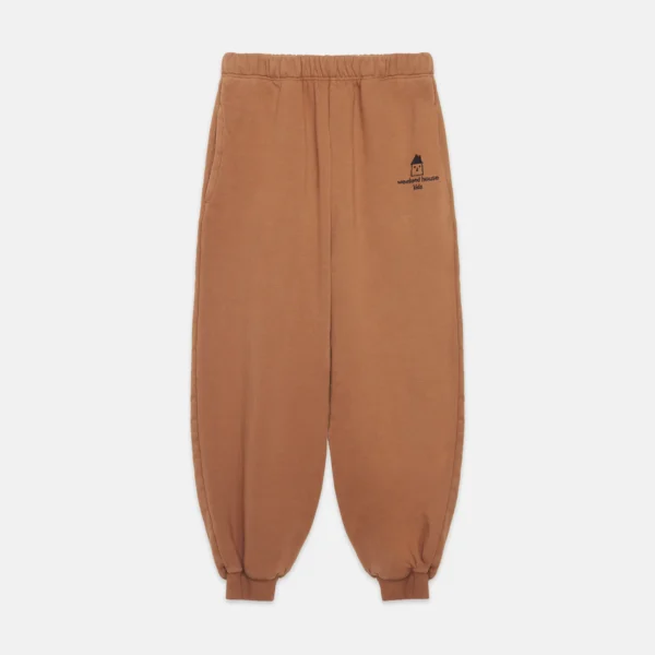 WHK logo sweatpants (brown)