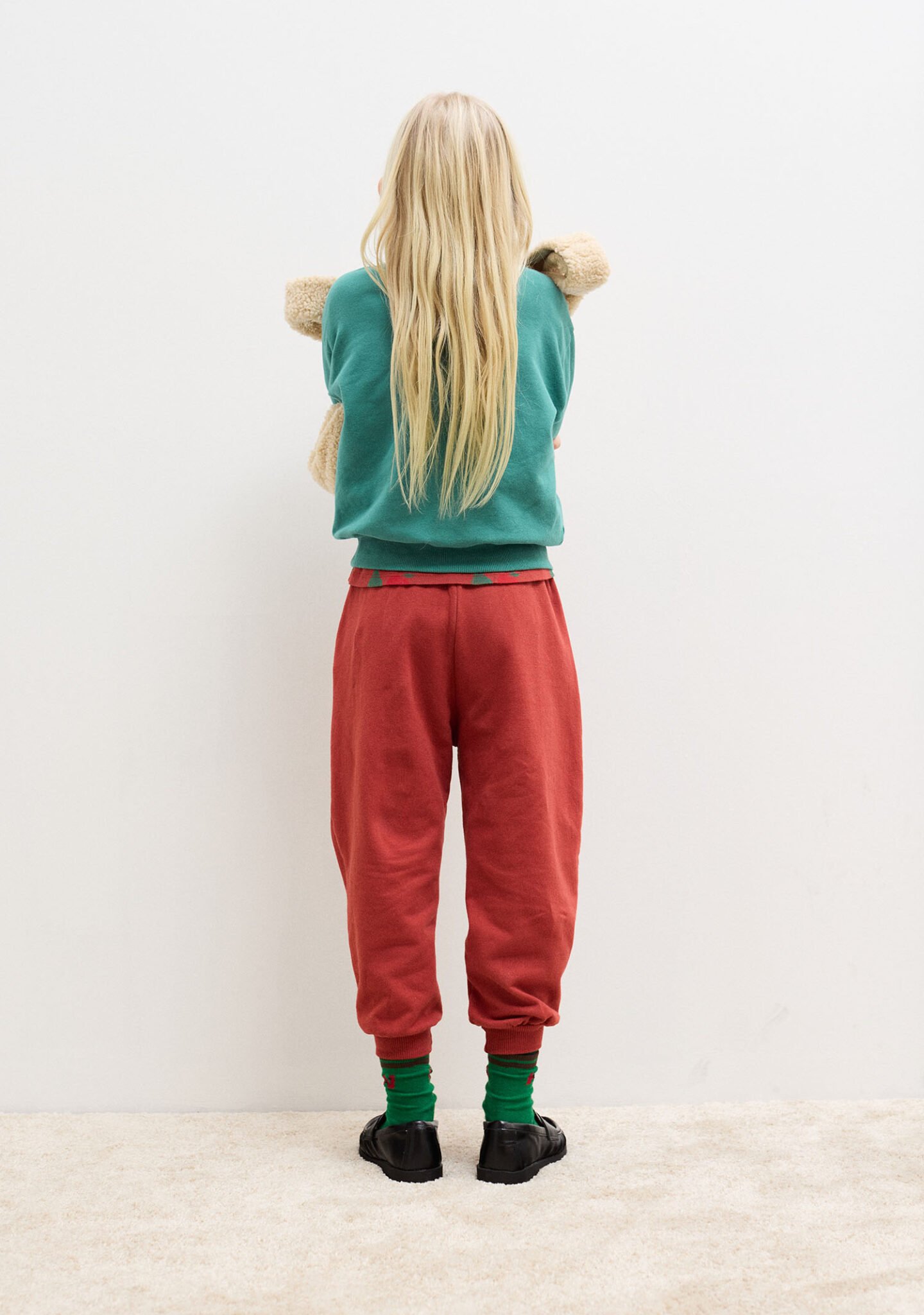 WHK logo sweatpants (clay)