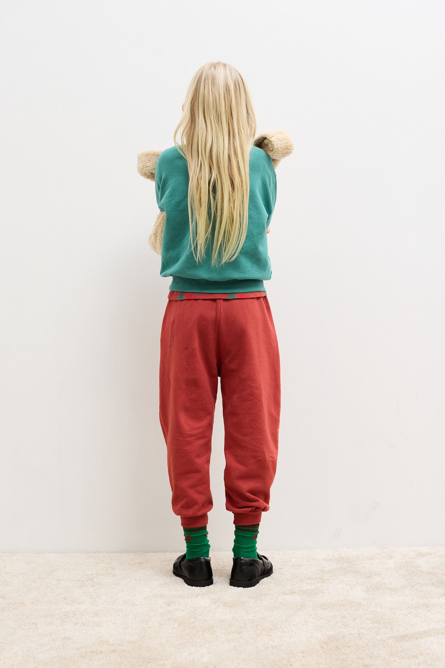 WHK logo sweatpants (clay)