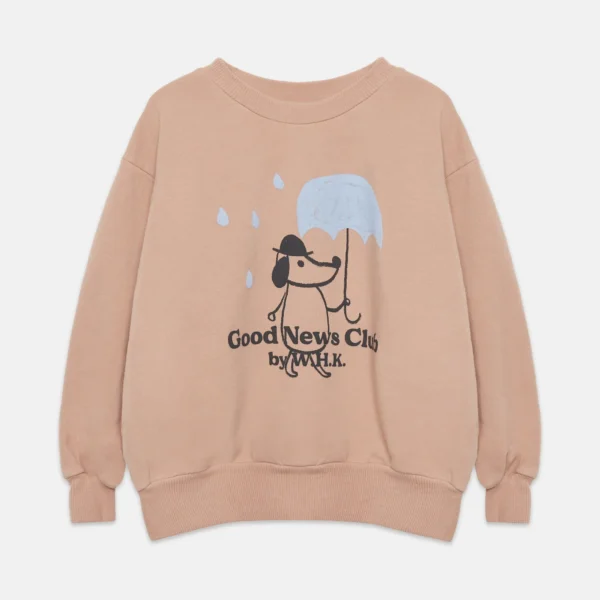 Rainy Dog sweatshirt (dusty pink)