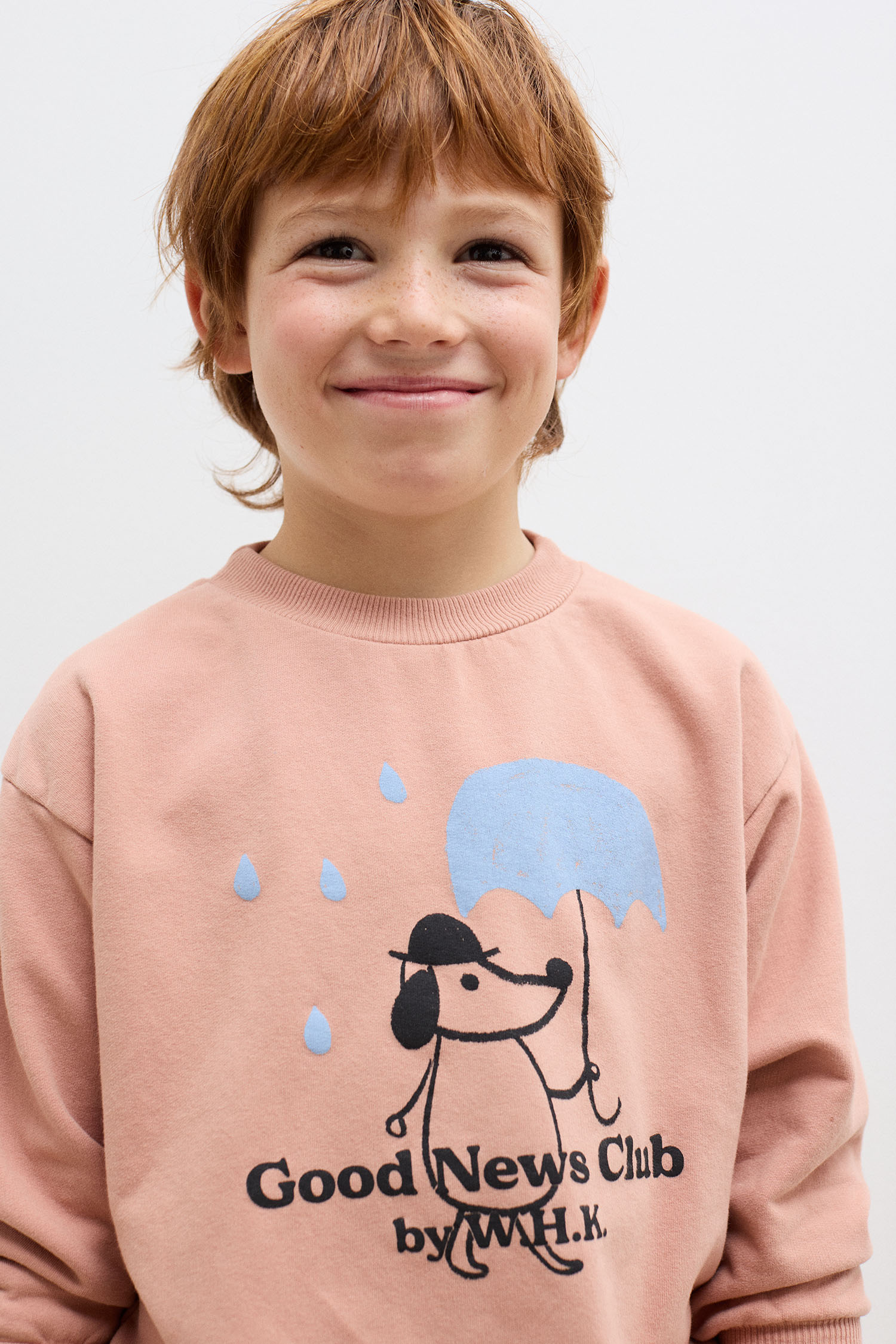 Rainy Dog sweatshirt (dusty pink)