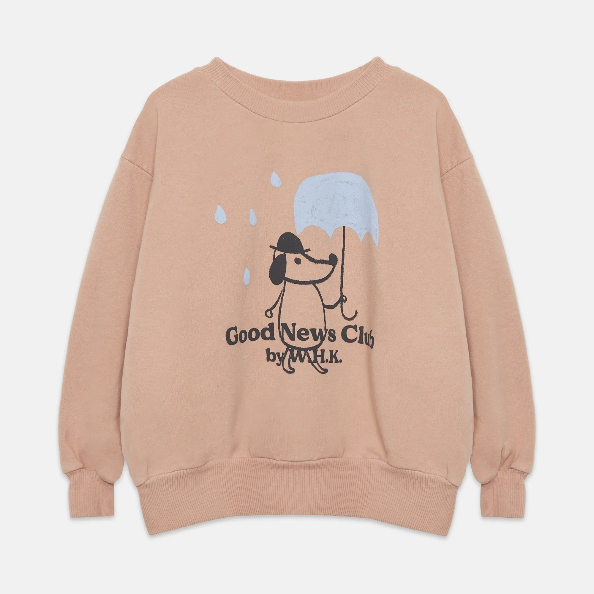 Rainy Dog sweatshirt (dusty pink)