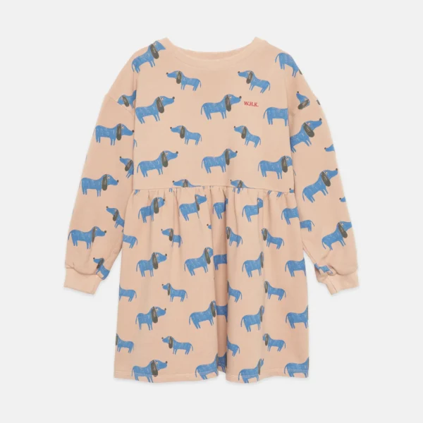Blue Dog all over dress