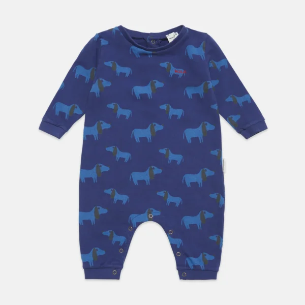 Blue Dog all over jumpsuit