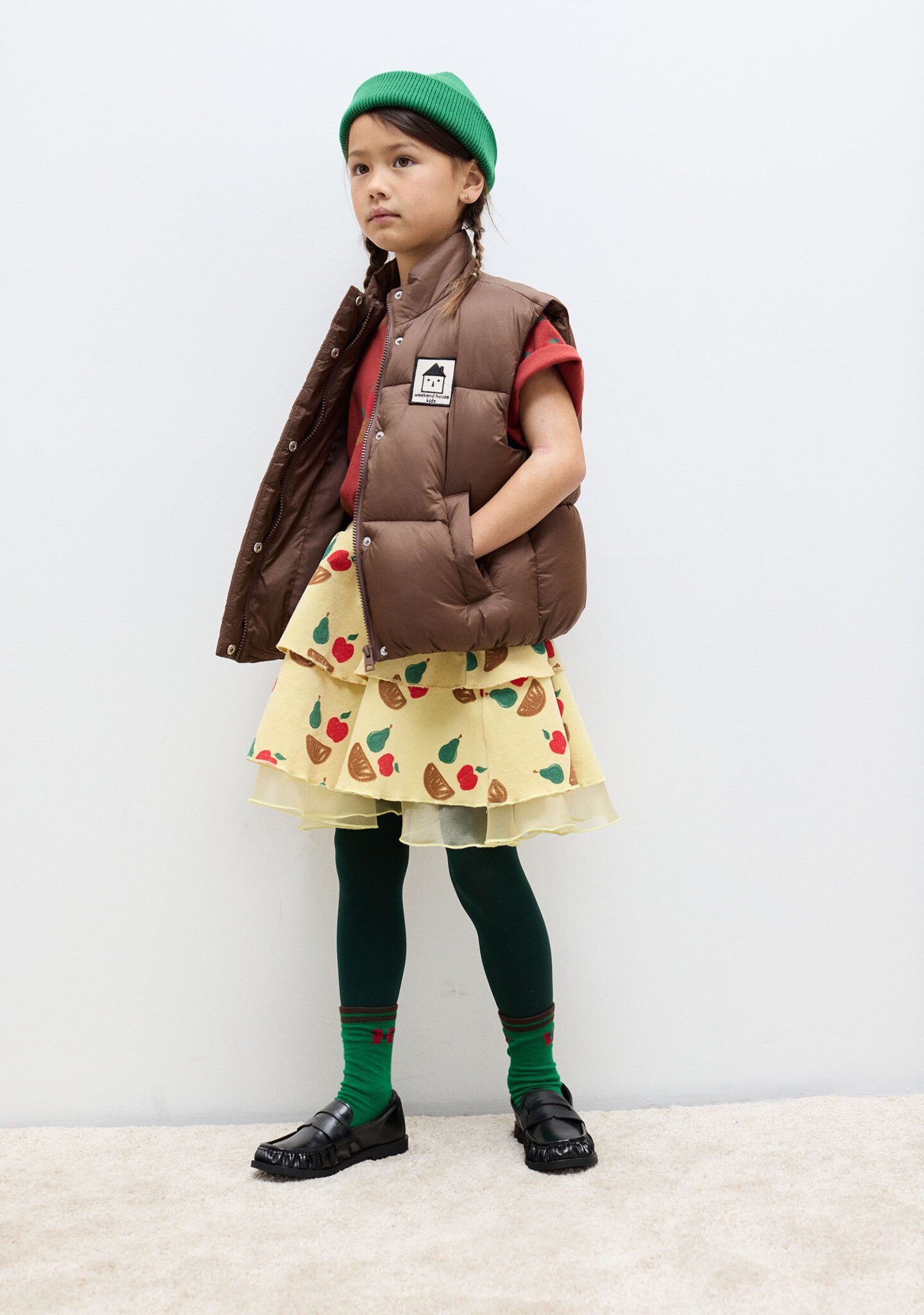 Brown Puffer Vest