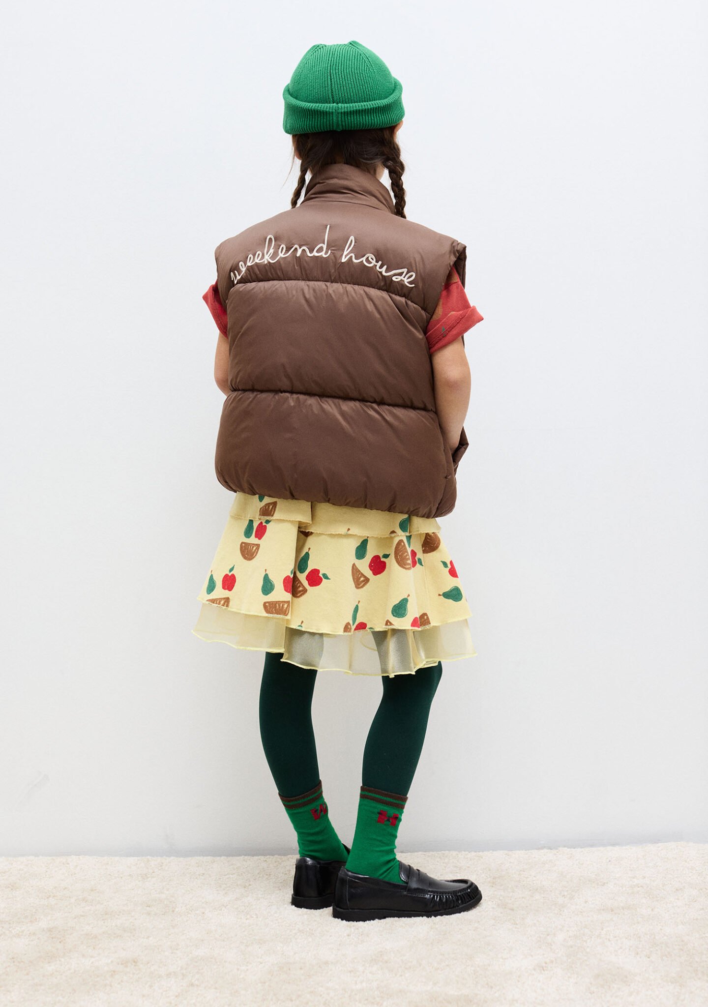 Brown Puffer Vest