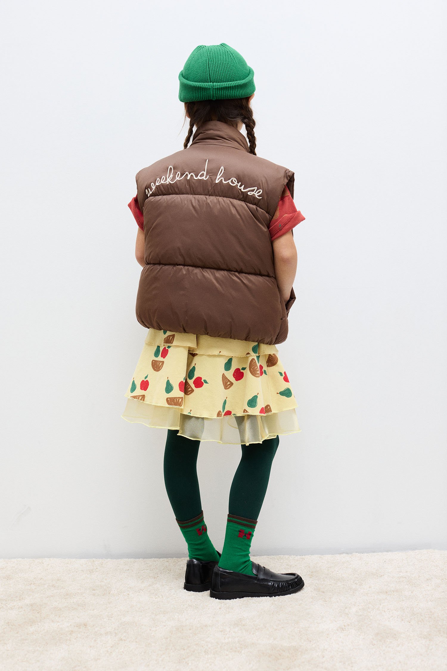 Brown Puffer Vest