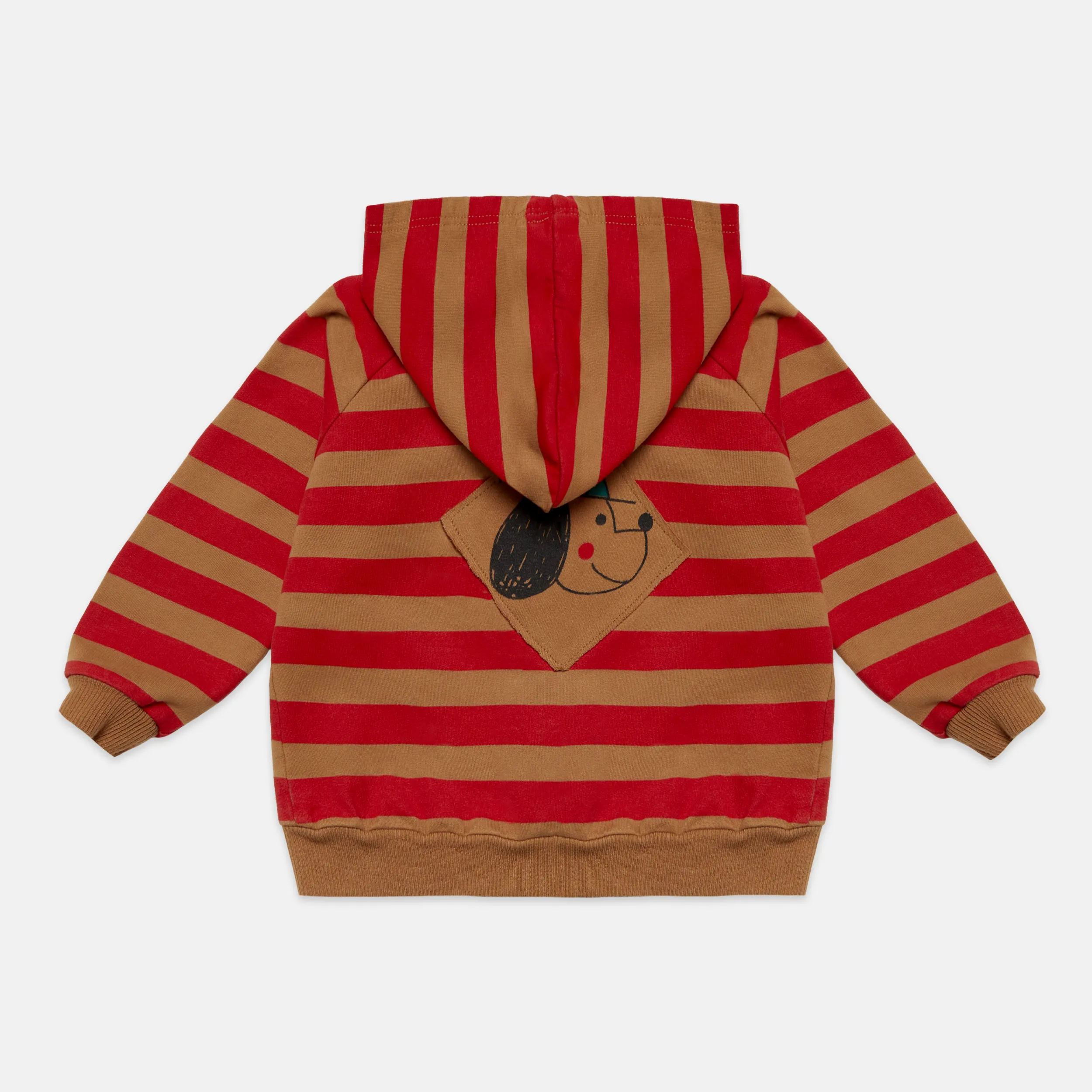 Happy dog stripes hoodie (Cathay)