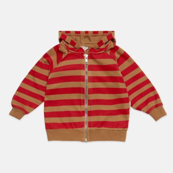 Happy dog stripes hoodie (Cathay)