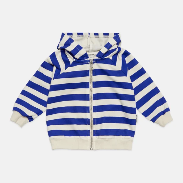 Happy dog stripes hoodie (Ecru)