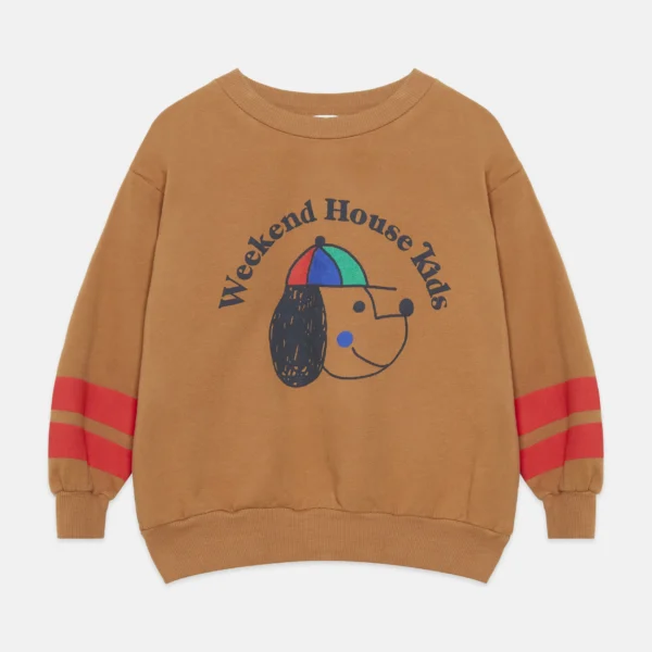 Happy dog striped sweatshirt (Cathay)