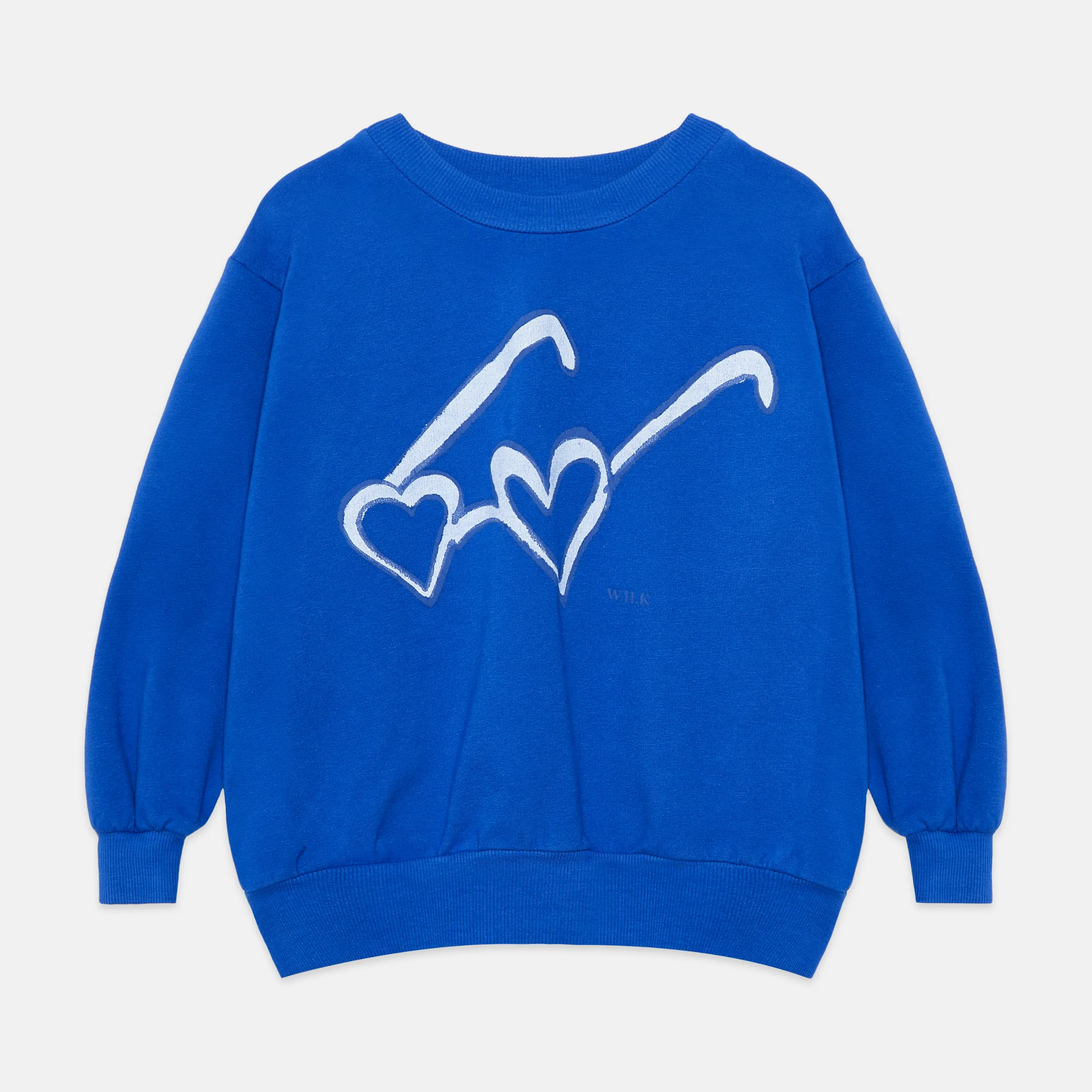 Heart glasses sweatshirt (Nautical Blue)