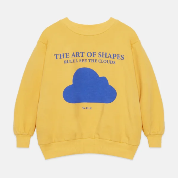Cloud shape sweatshirt (Orange)