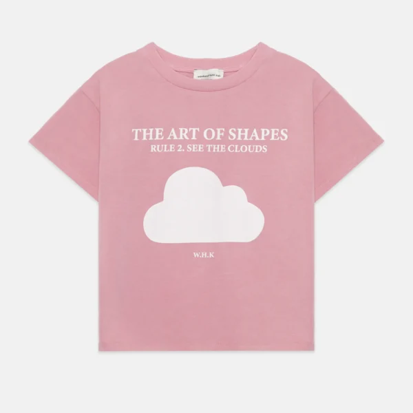 Cloud shape t-shirt (Pink)