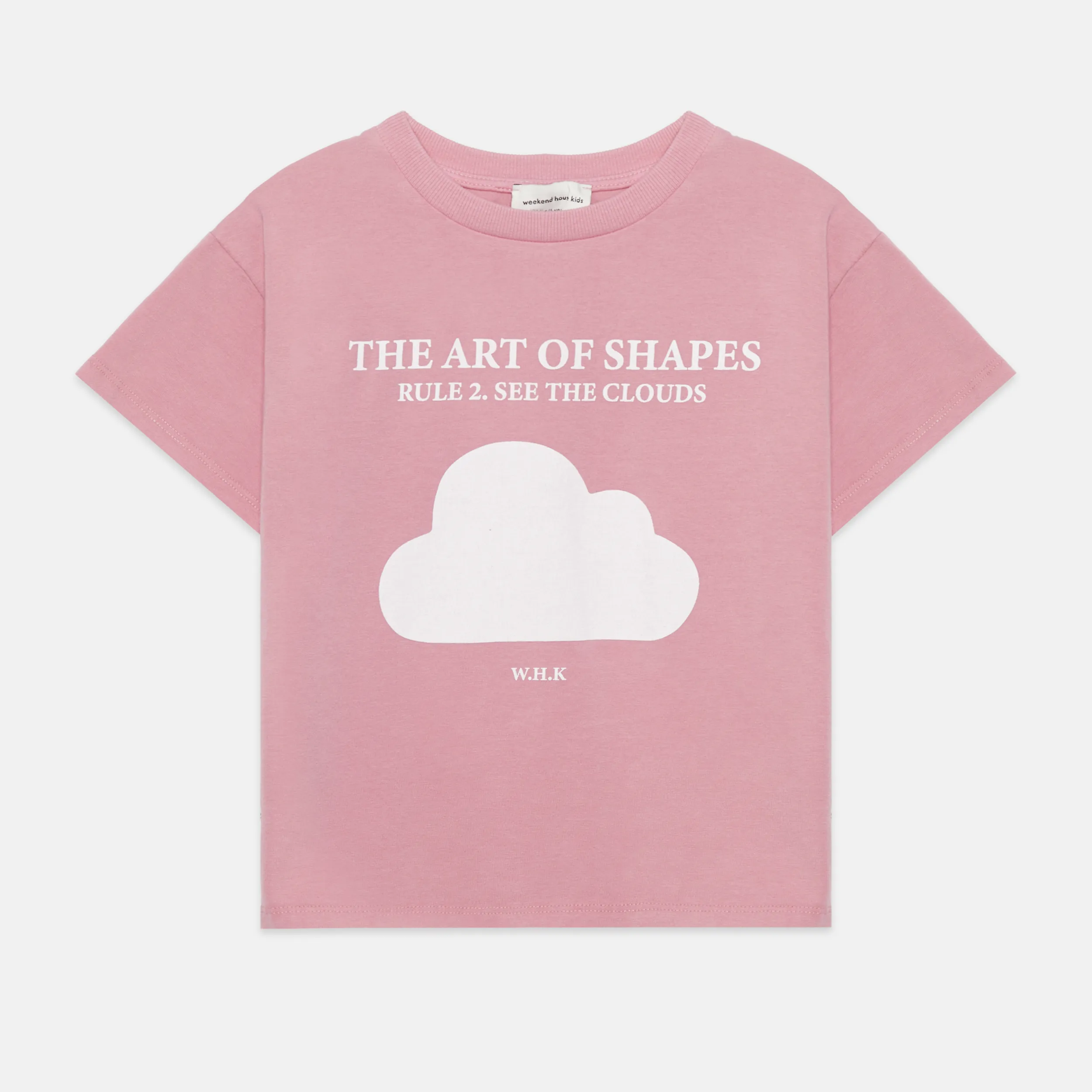 Cloud shape t-shirt (Pink)
