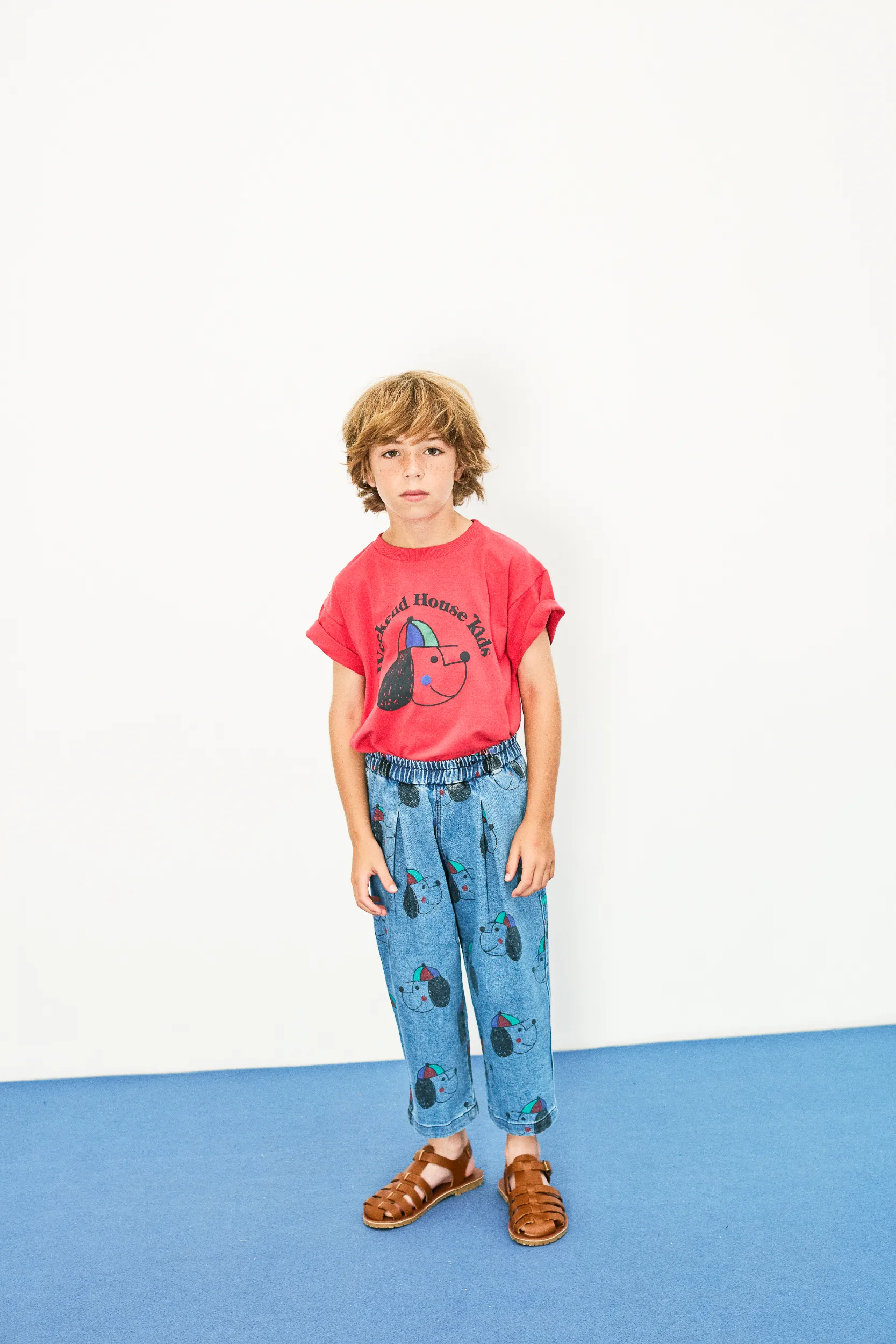 Happy dog t-shirt (Red)