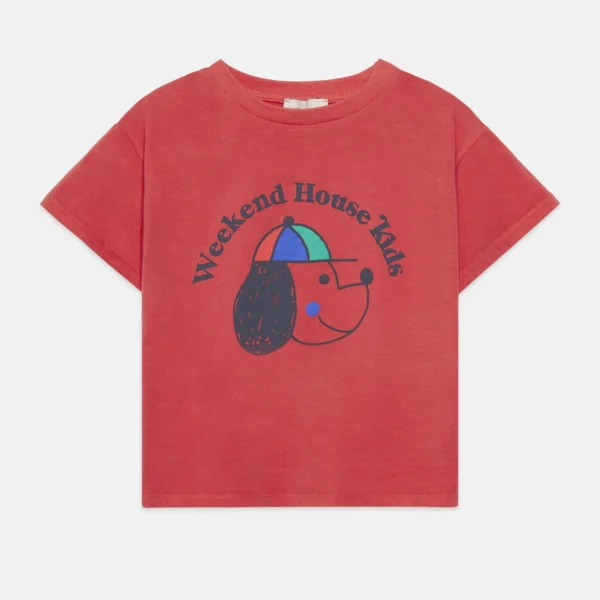 Happy dog t-shirt (Red)