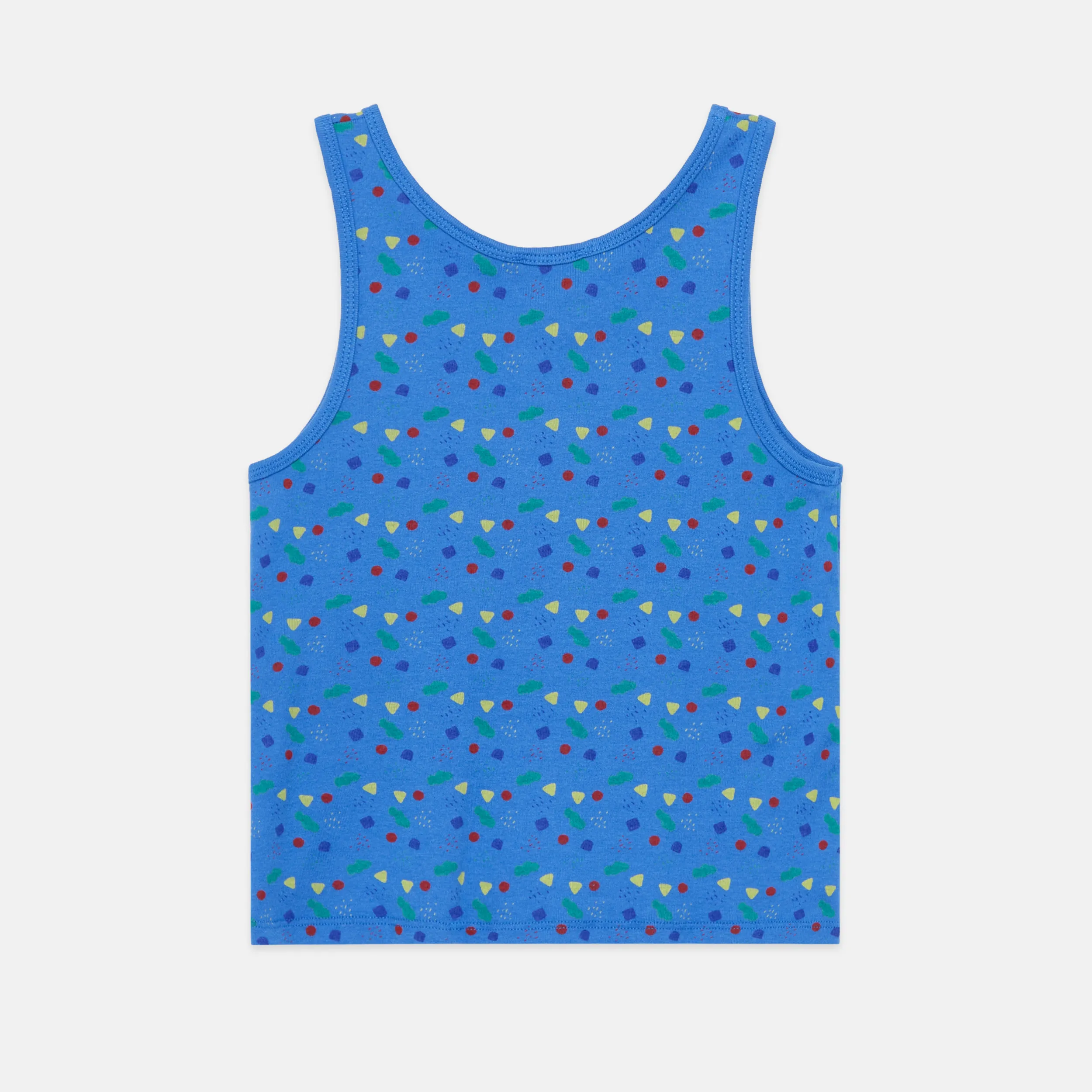 Arty shapes tank t-shirt