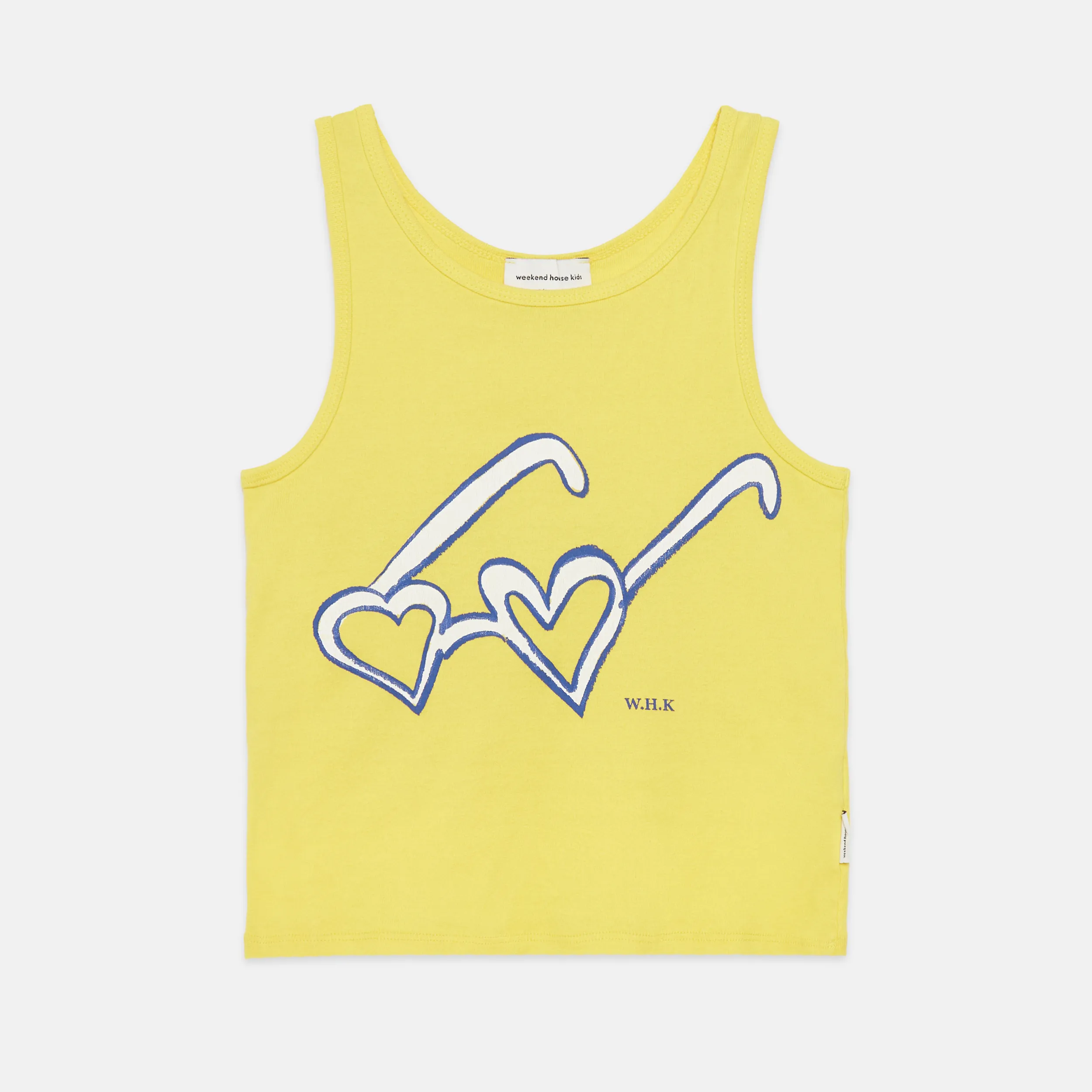 Heart glasses tank t-shirt