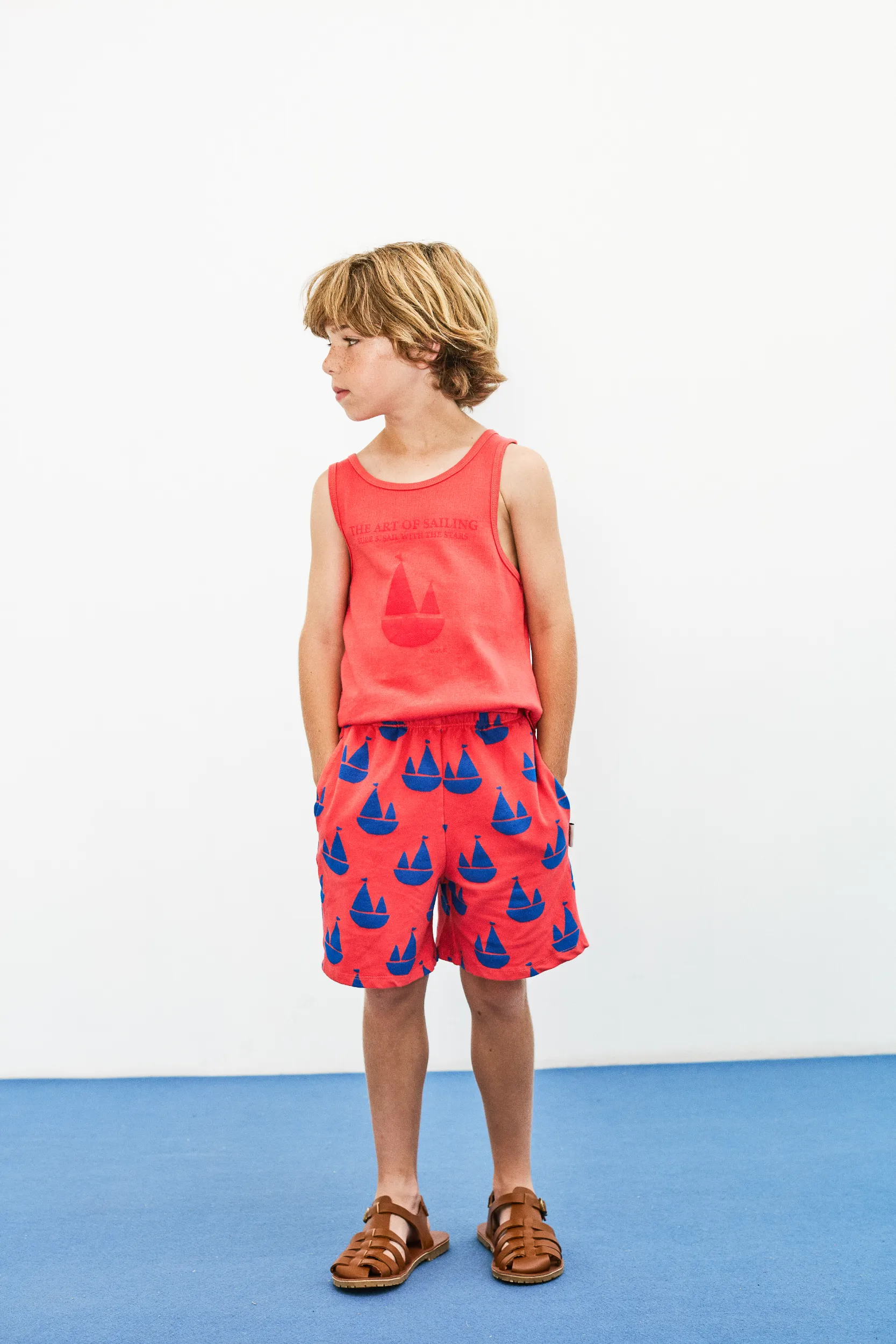 Boat shape tank t-shirt