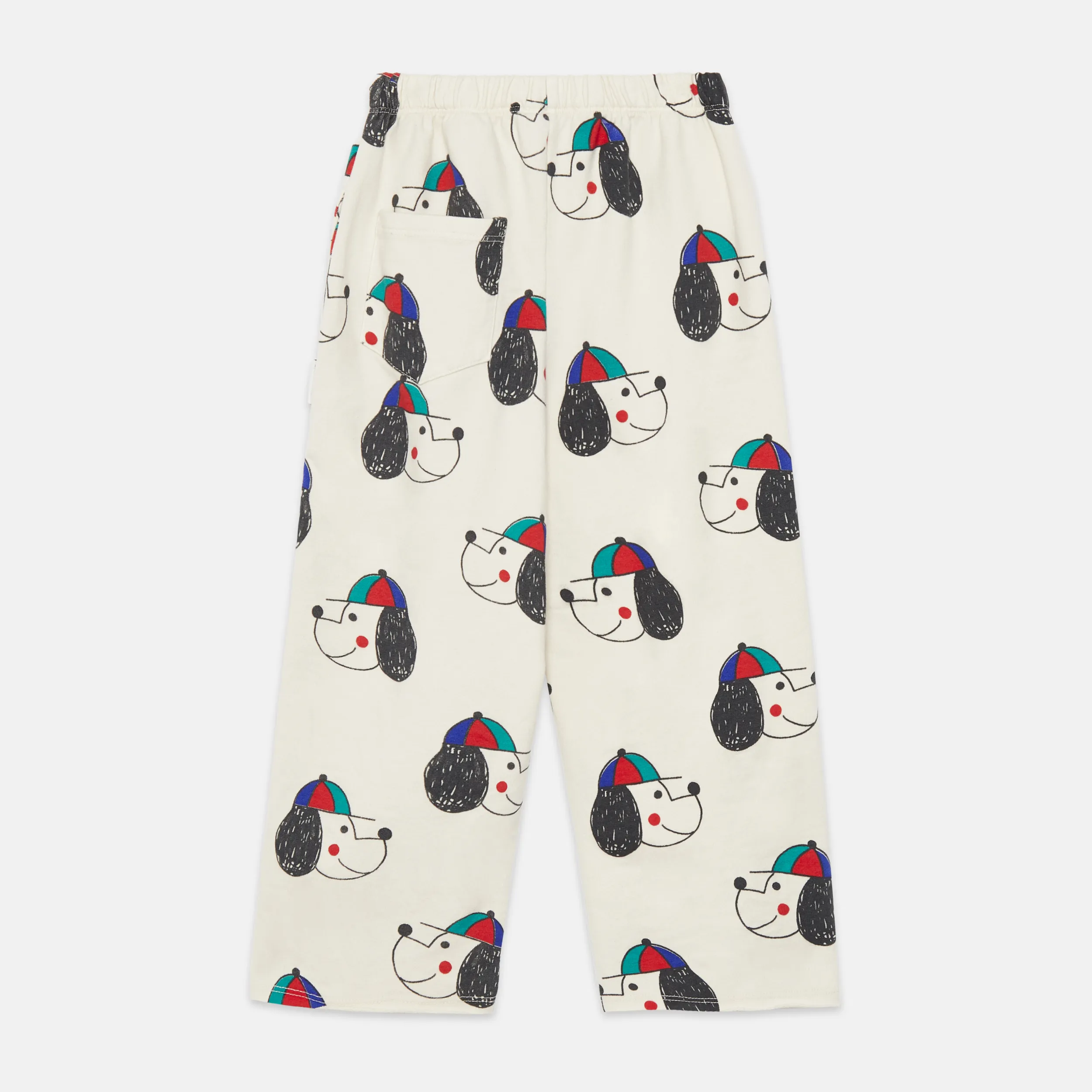 Happy dog all over sweatpants