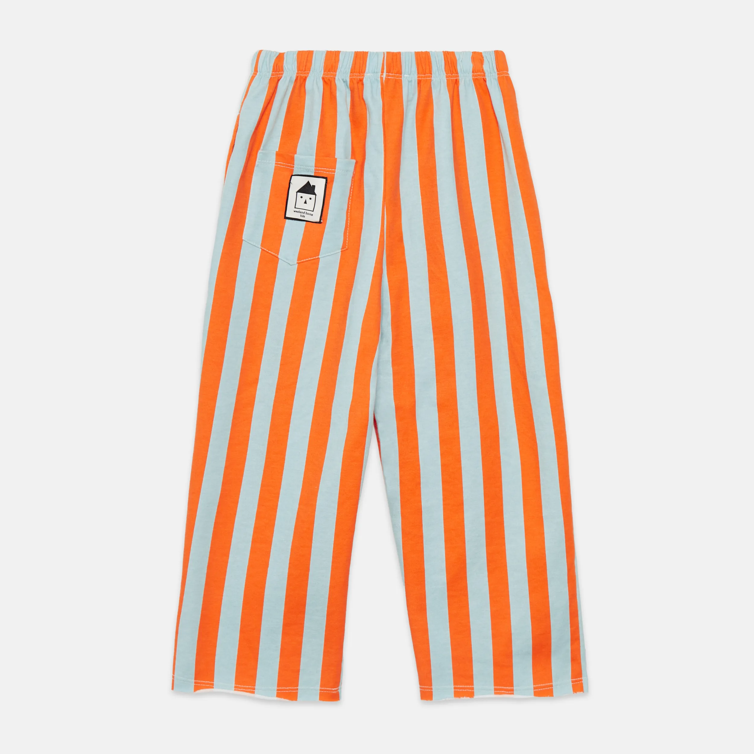 Stripes straight sweatpants